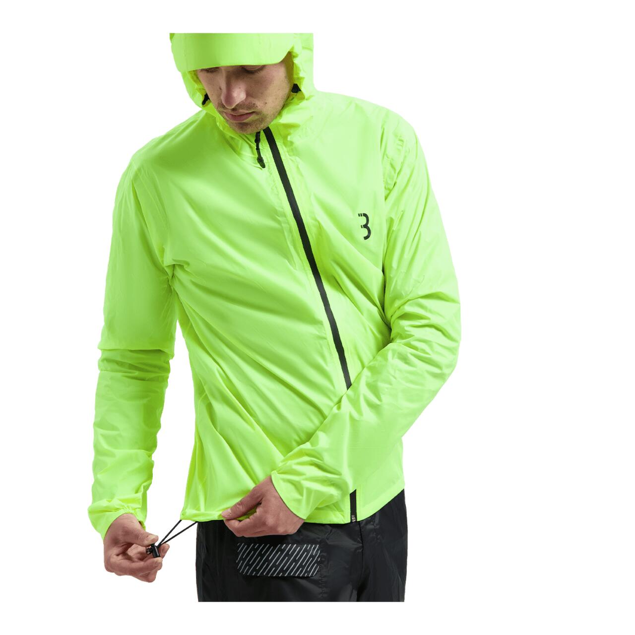 Multifunktionale Regenjacke Unisex MultiShield M Neongelb 3/4