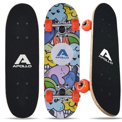 Apollo kinder skateboard 51 cm – compleet board voor beginners