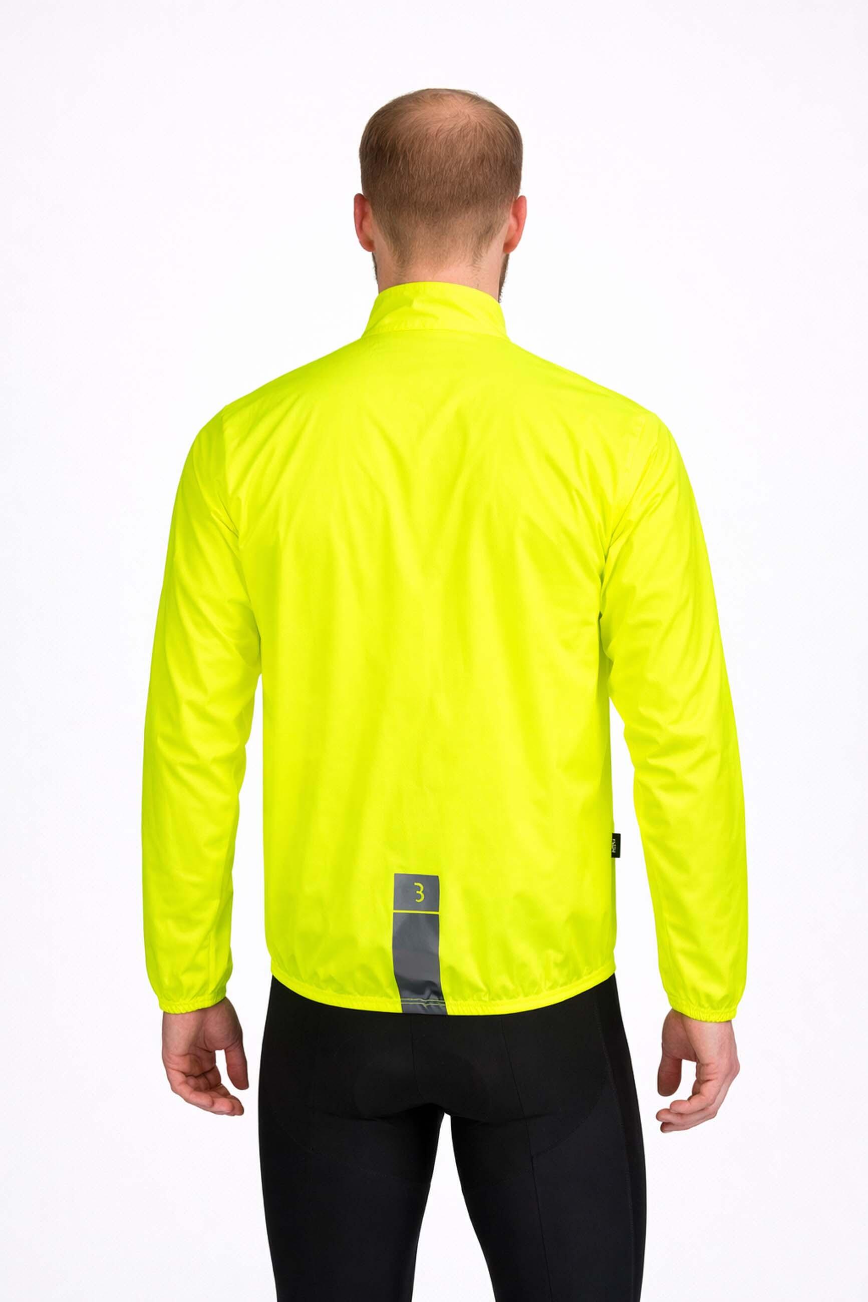 Veste de Pluie BBB BaseShield Jaune Fluo 4/6