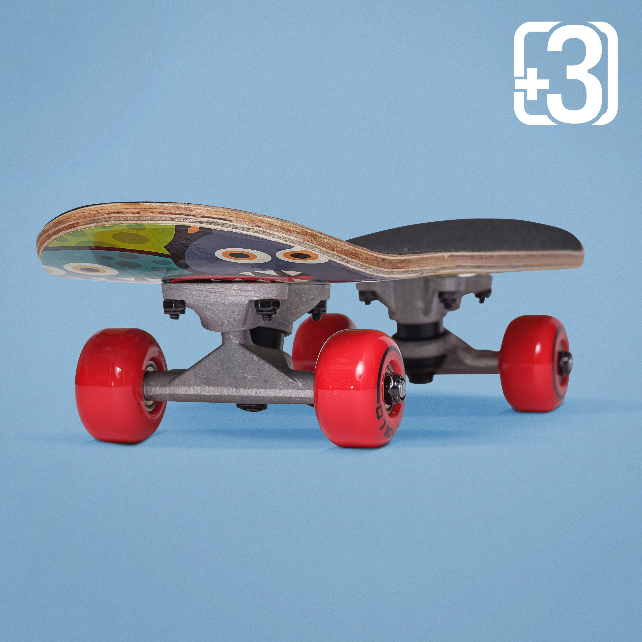 Skateboard infantil Apollo 51 cm – tabla completa para principiantes 2/7