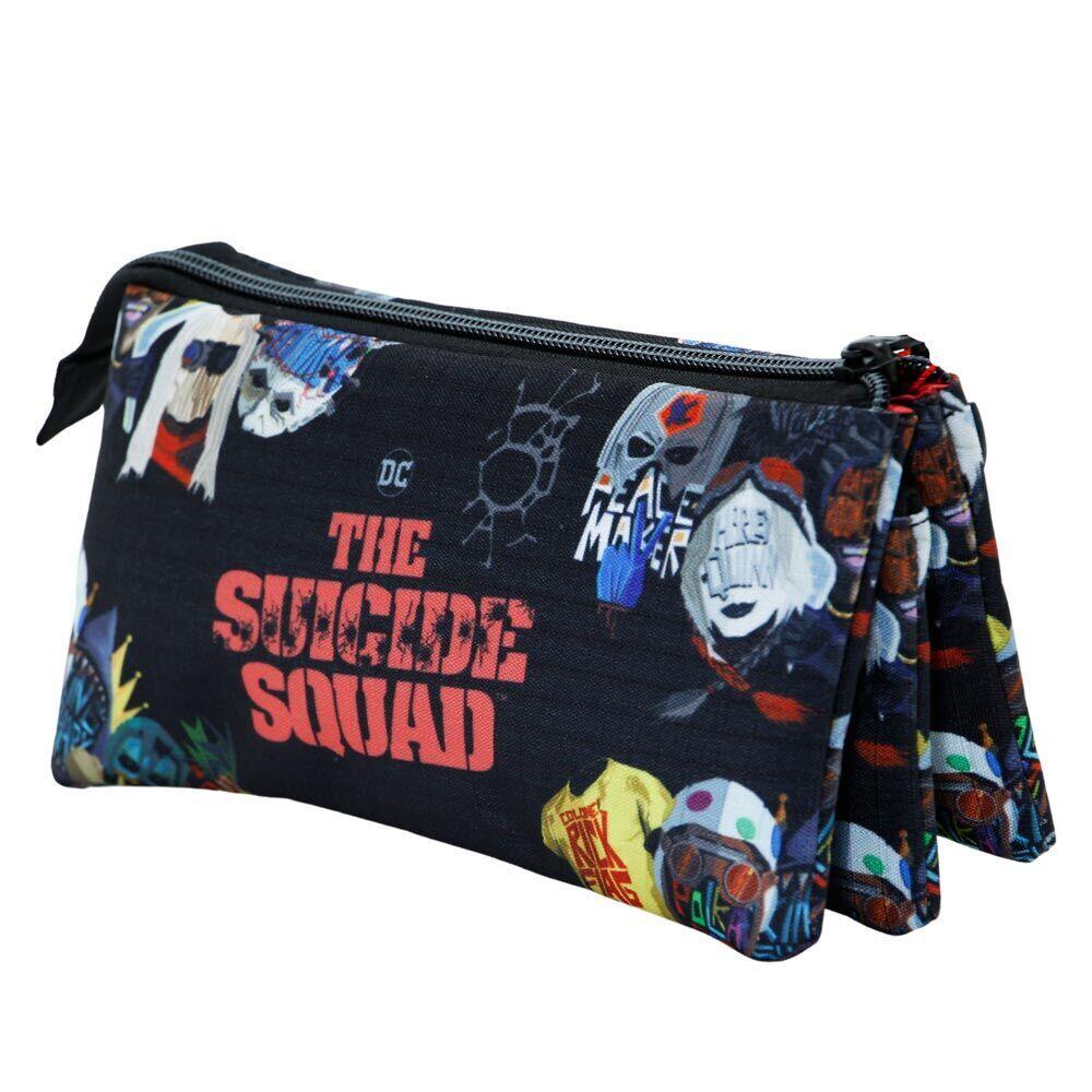 Children's triple Pencil case Karactermania Dc Comics Suicide Squad Taskforce