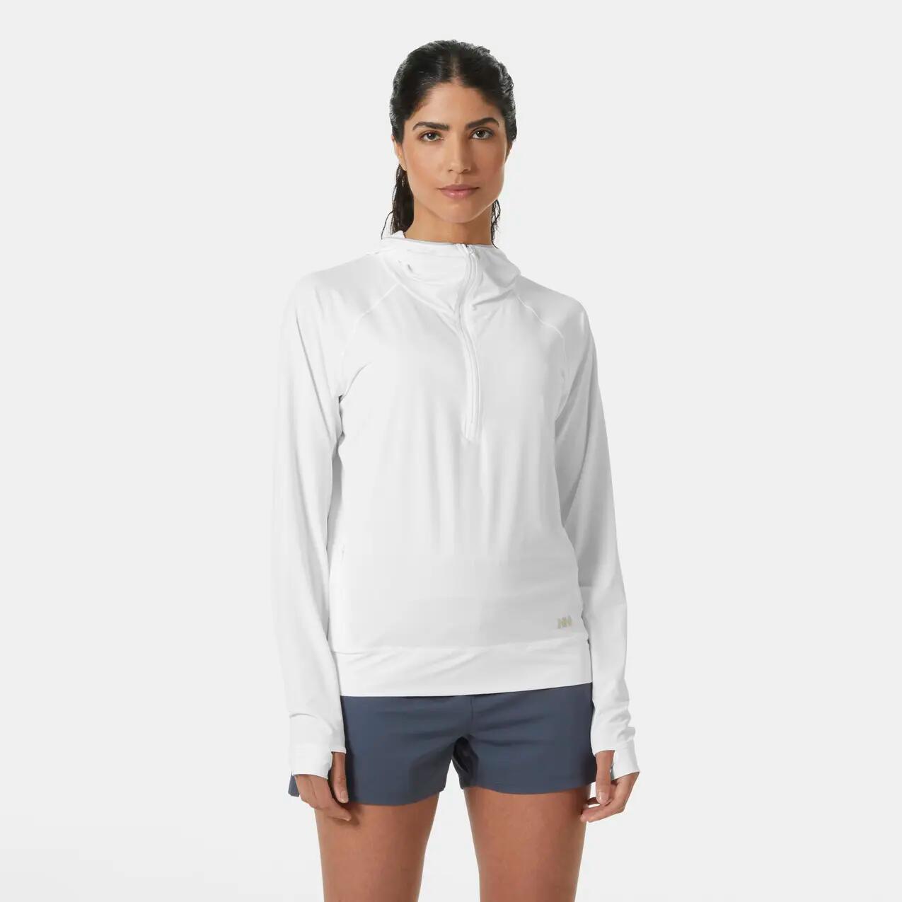 Felpa da donna con cappuccio a 1/2 zip Helly Hansen Shine Solen 2/5