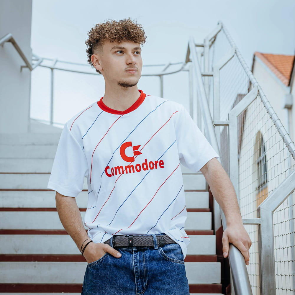 Maglia Retrò - Calcio - Uomo - FC Bayern Monaco 1985/86 - Bianco 2/7