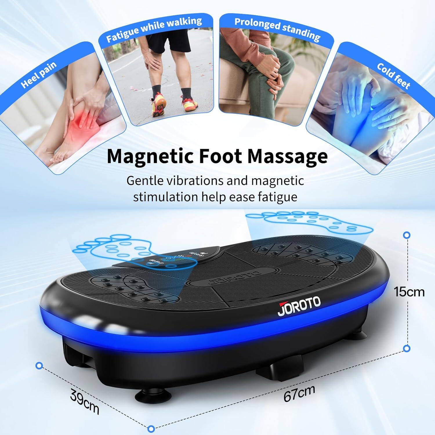 Plateforme Vibrante JV80, avec bandes de résistance, application Bluetooth,200kg 7/7