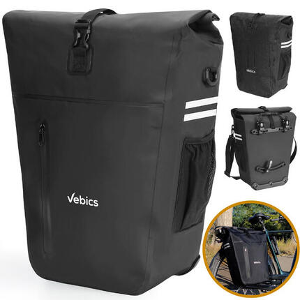 Vebics Fietstas Rugzak voor Laptop - Waterdicht - Incl cijferslot