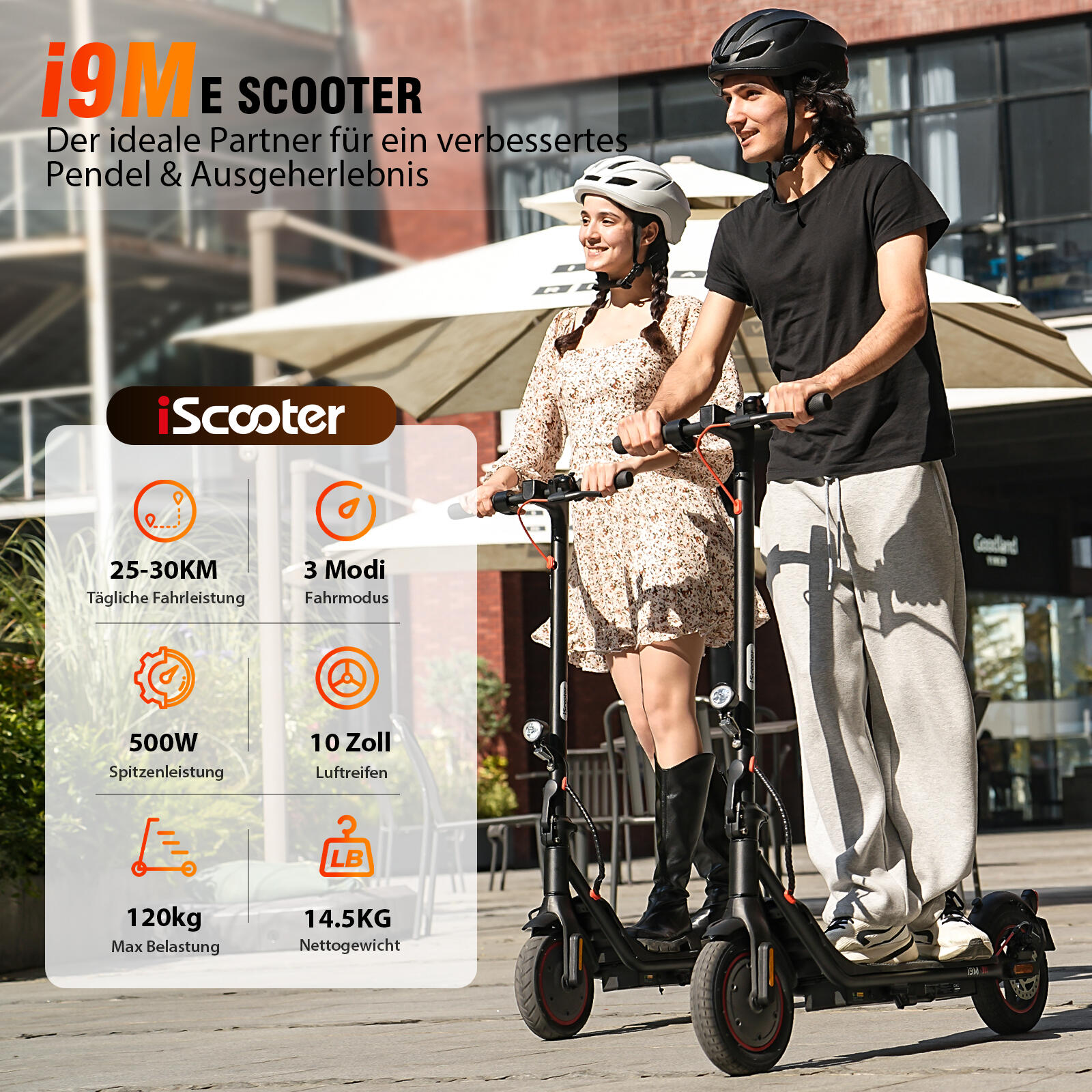 Trottinette électrique unisexe homologuée pour la route, 10 pouces 2/7