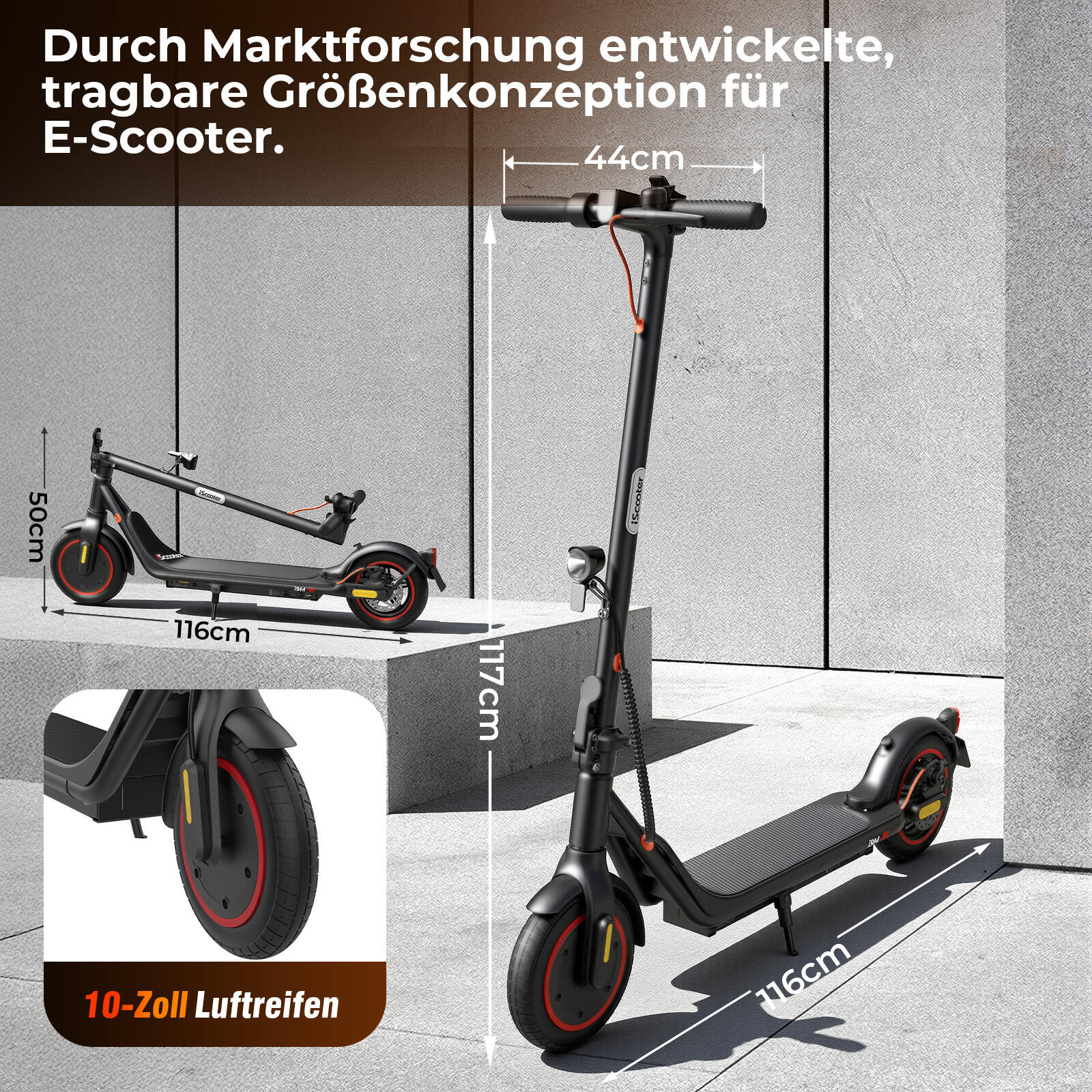 Trottinette électrique unisexe homologuée pour la route, 10 pouces 6/7