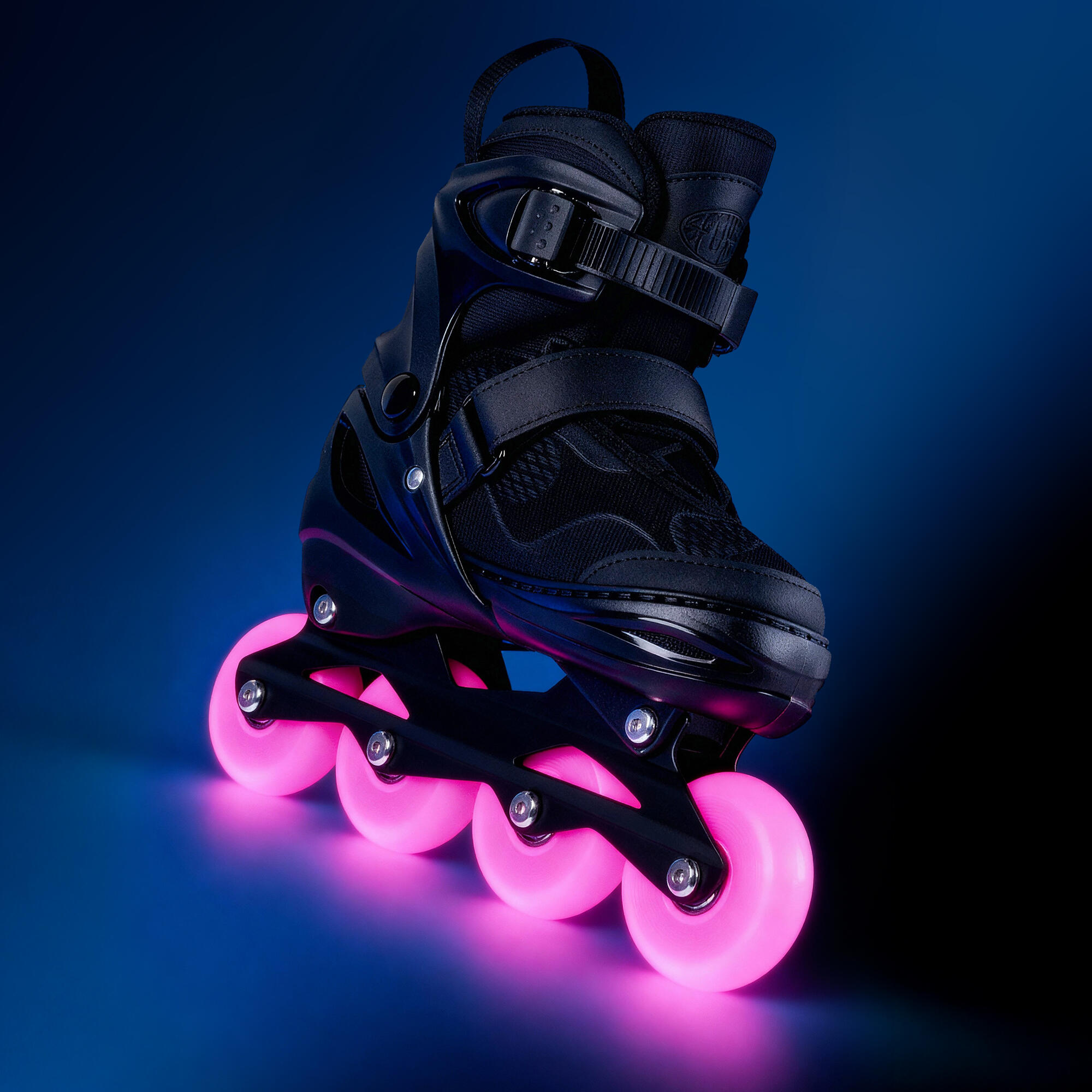 Rolki regulowane ze świecącymi kółkami LED Spokey Firefly 3/7