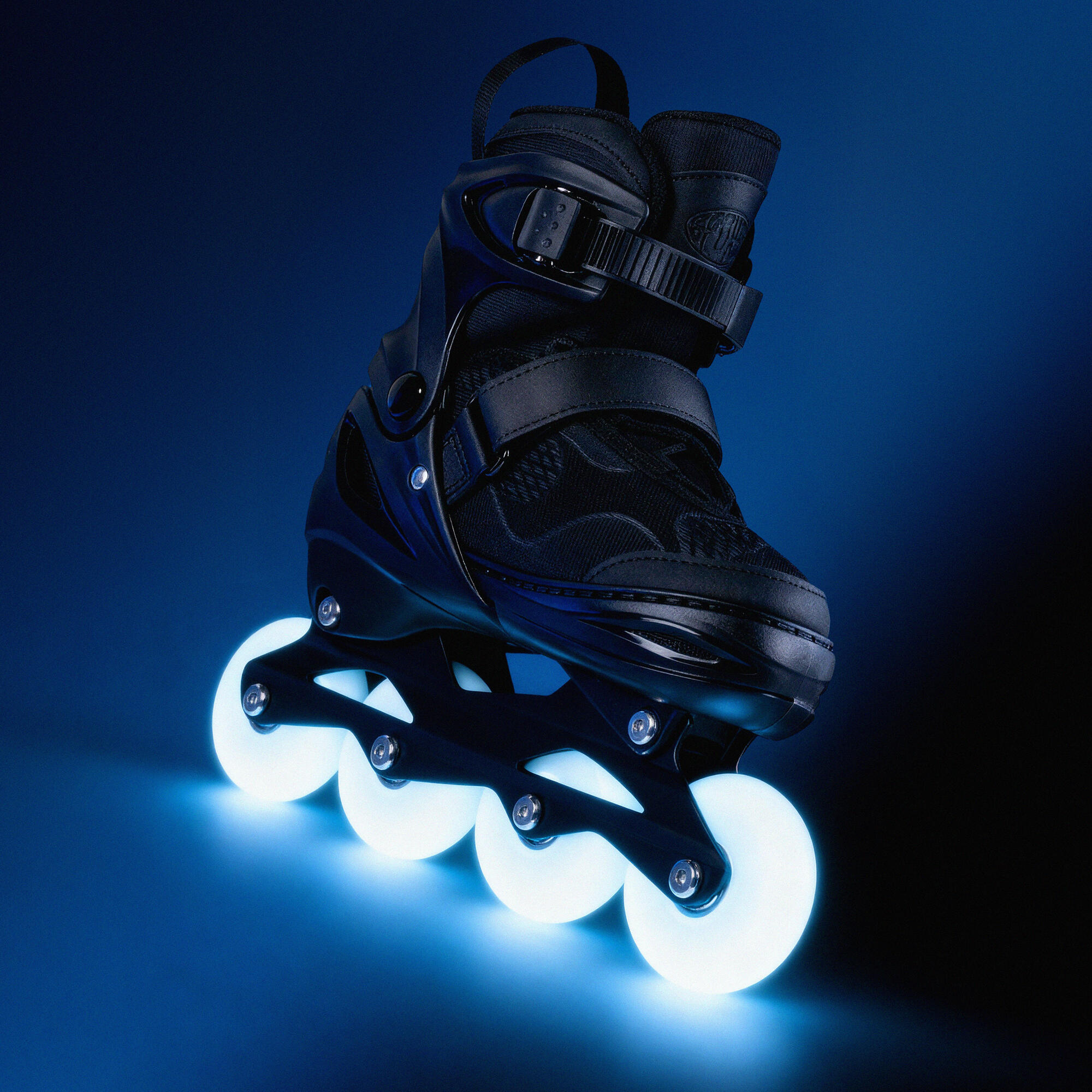 Rolki regulowane ze świecącymi kółkami LED Spokey Firefly 3/7