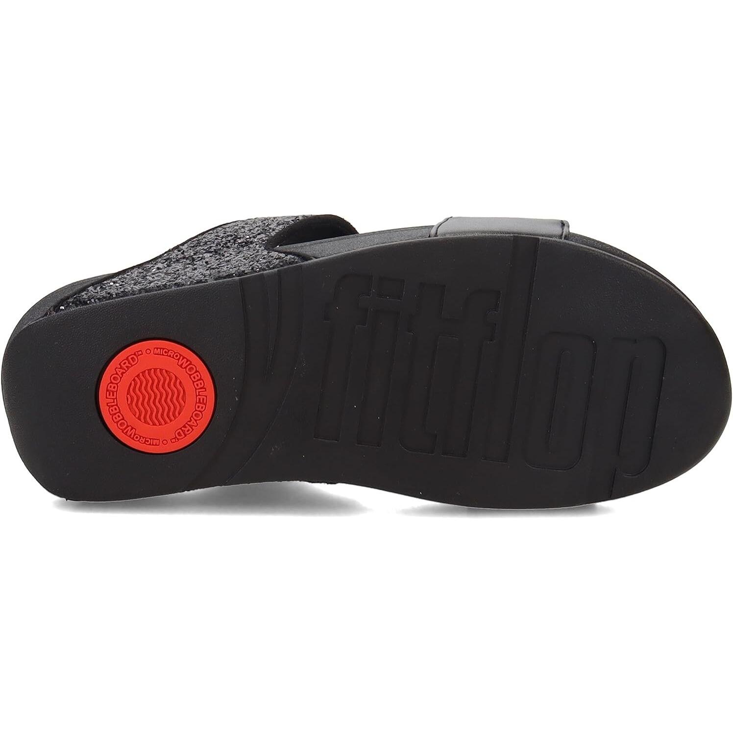 Mules con cuña para mujer FitFlop Lulu Slide 4/7