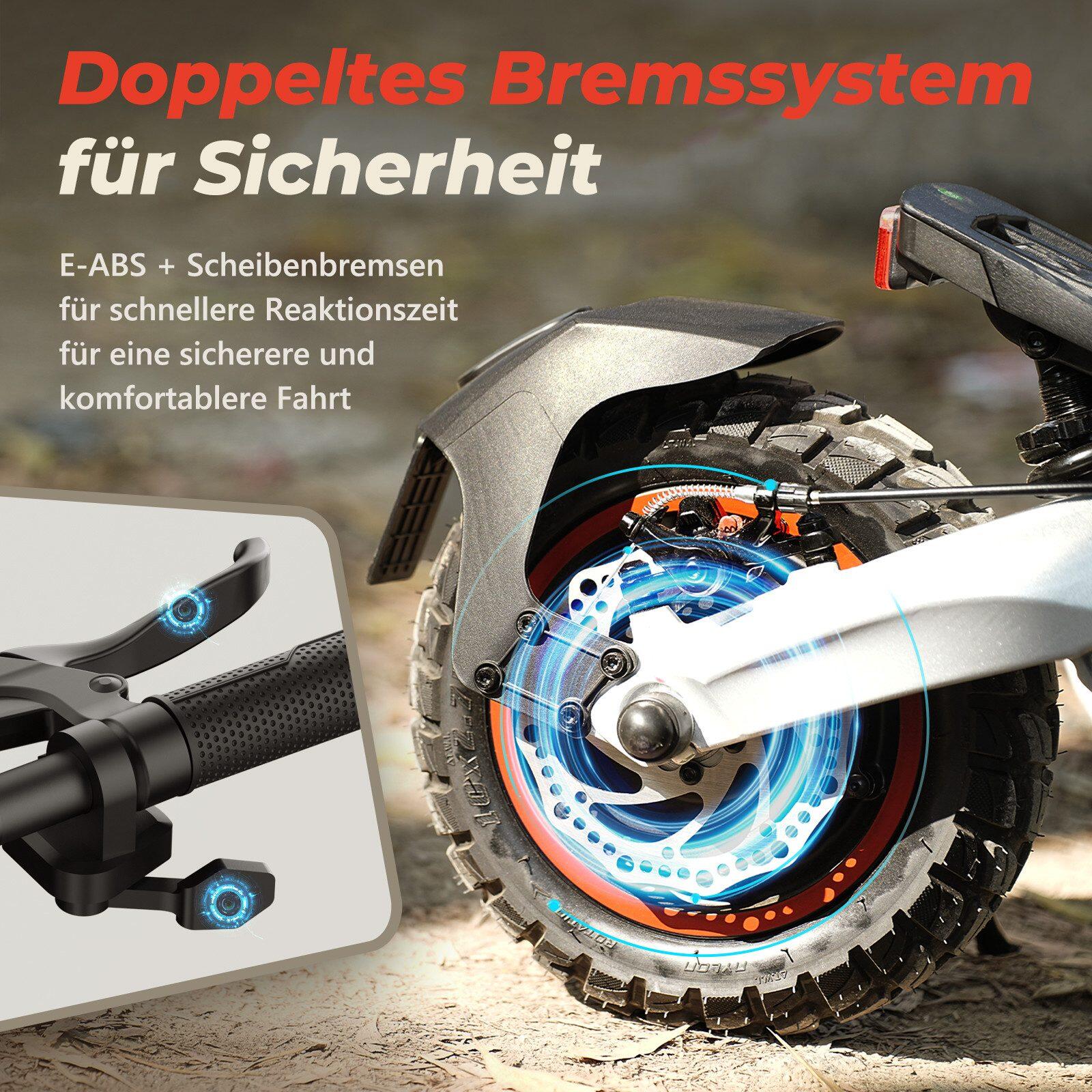 E-Scooter 500W 10 Zoll mit Straßenzulassung 6/7