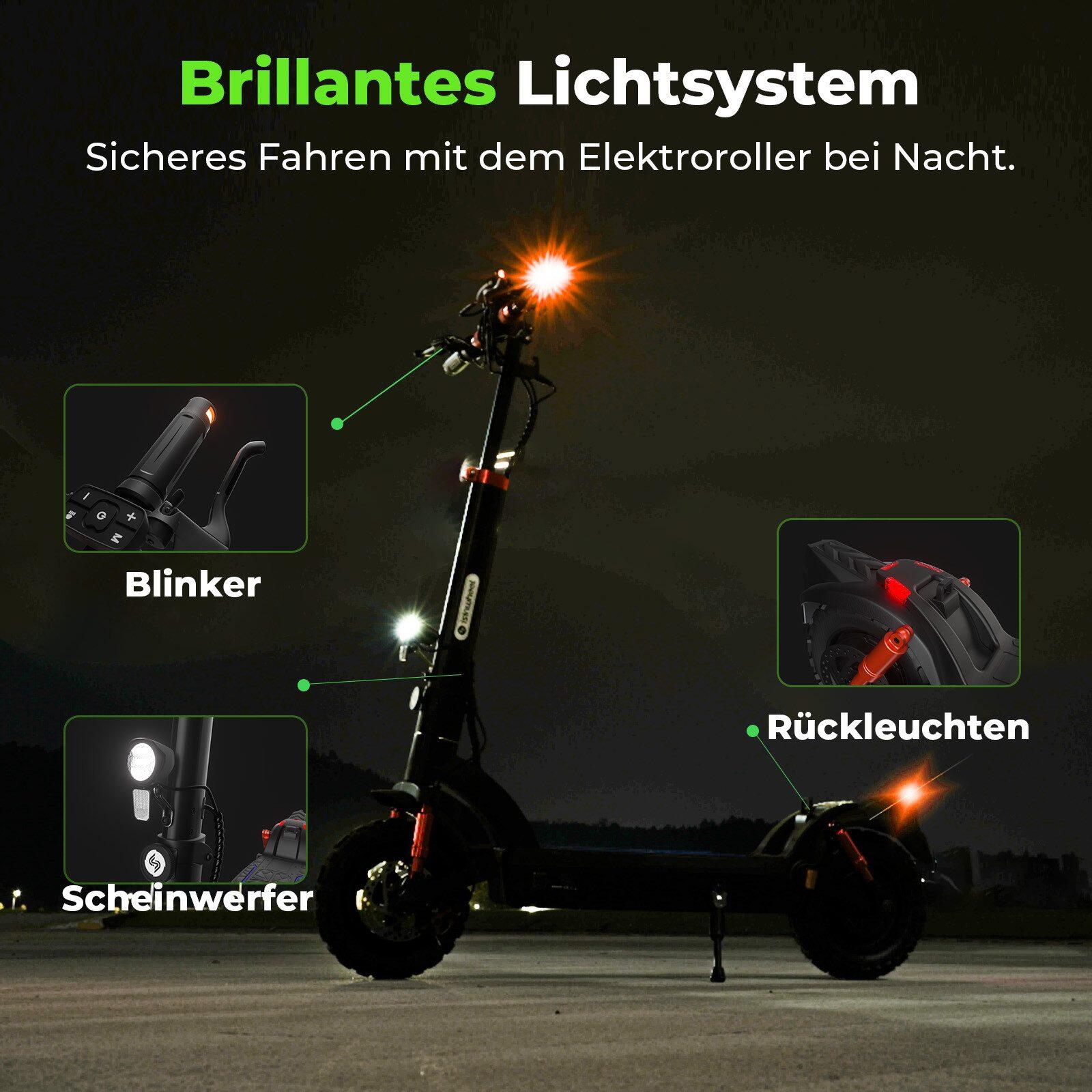 Trottinette électrique homologuée pour la route (ABE), pneus de 11 pouces 4/7