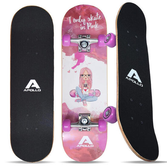 Skateboard enfant Apollo 71 cm – planche complète débutant