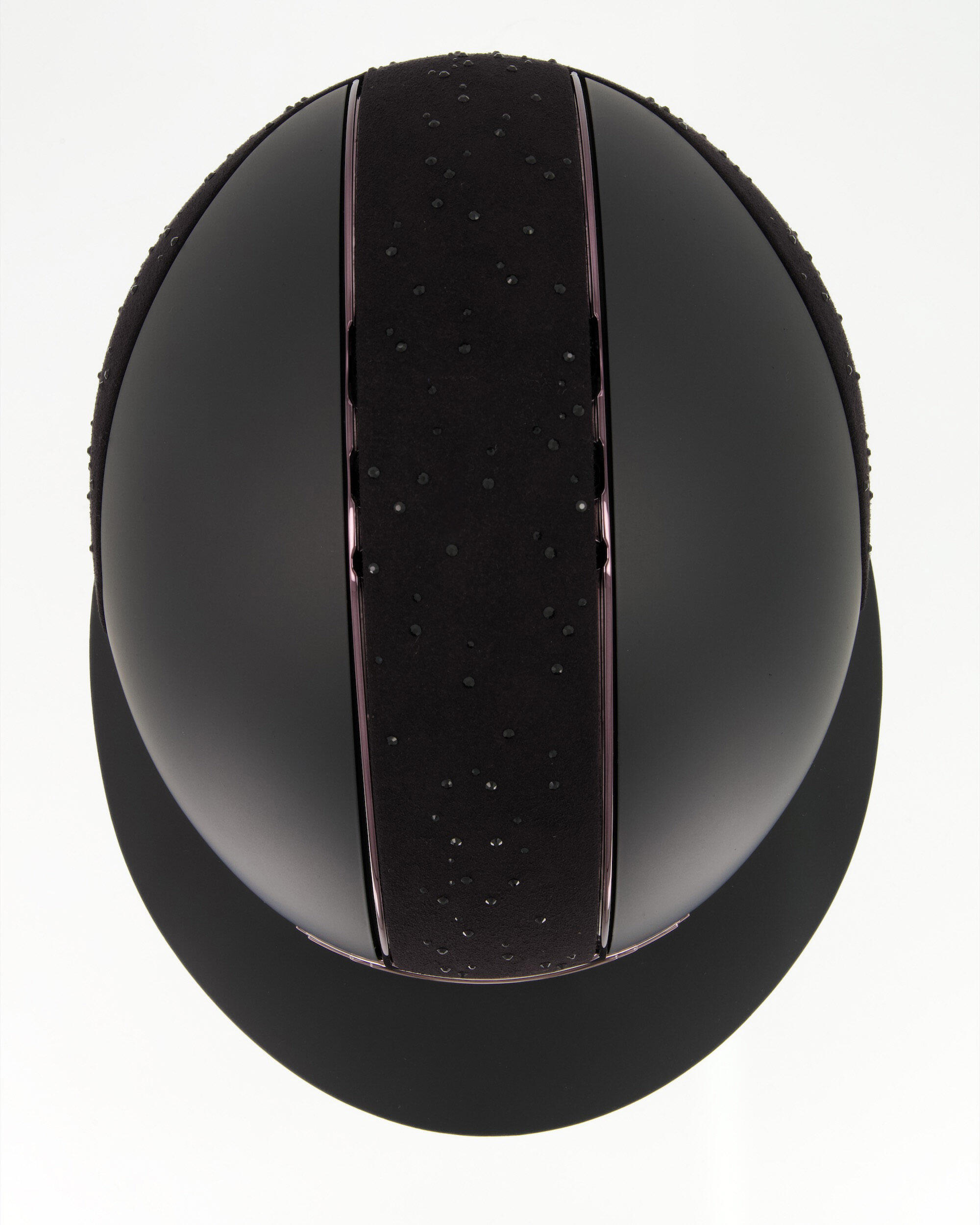 QHP Paardrijcap Ohio Polo Visor - Zwart 6/7