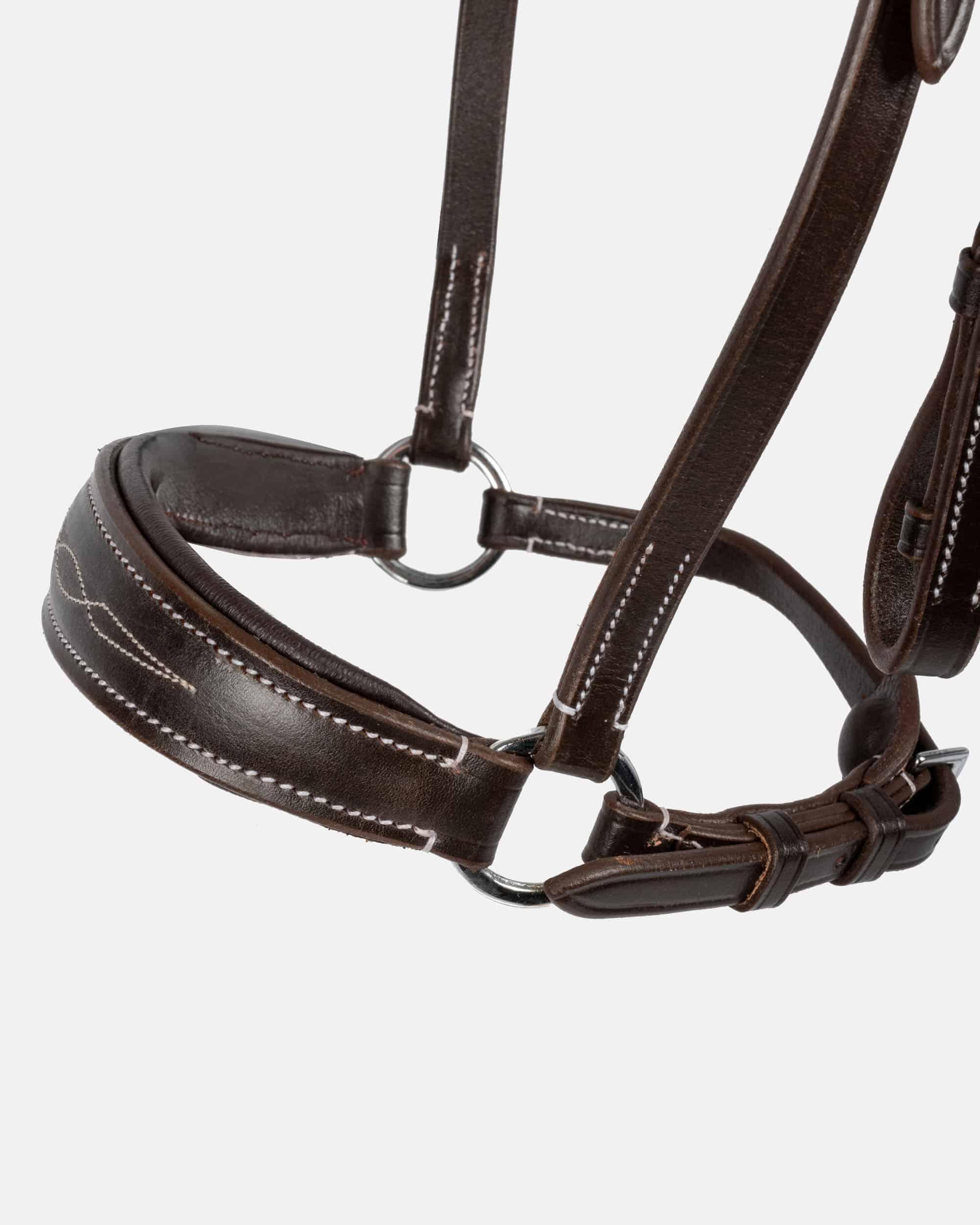 Briglia combinata da equitazione con nasello QHP Allemande 6/7