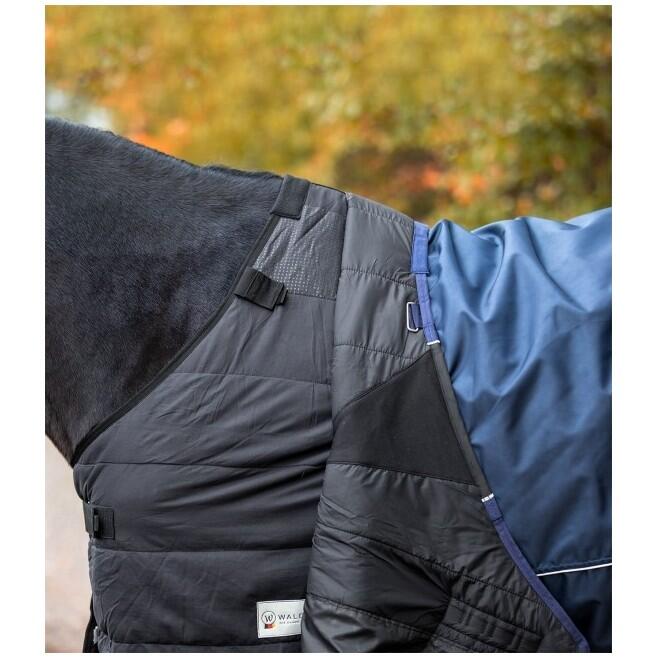 Outdoordecke Highneck 200g Füllung 600D ECONOMIC marine/weiß 2/5