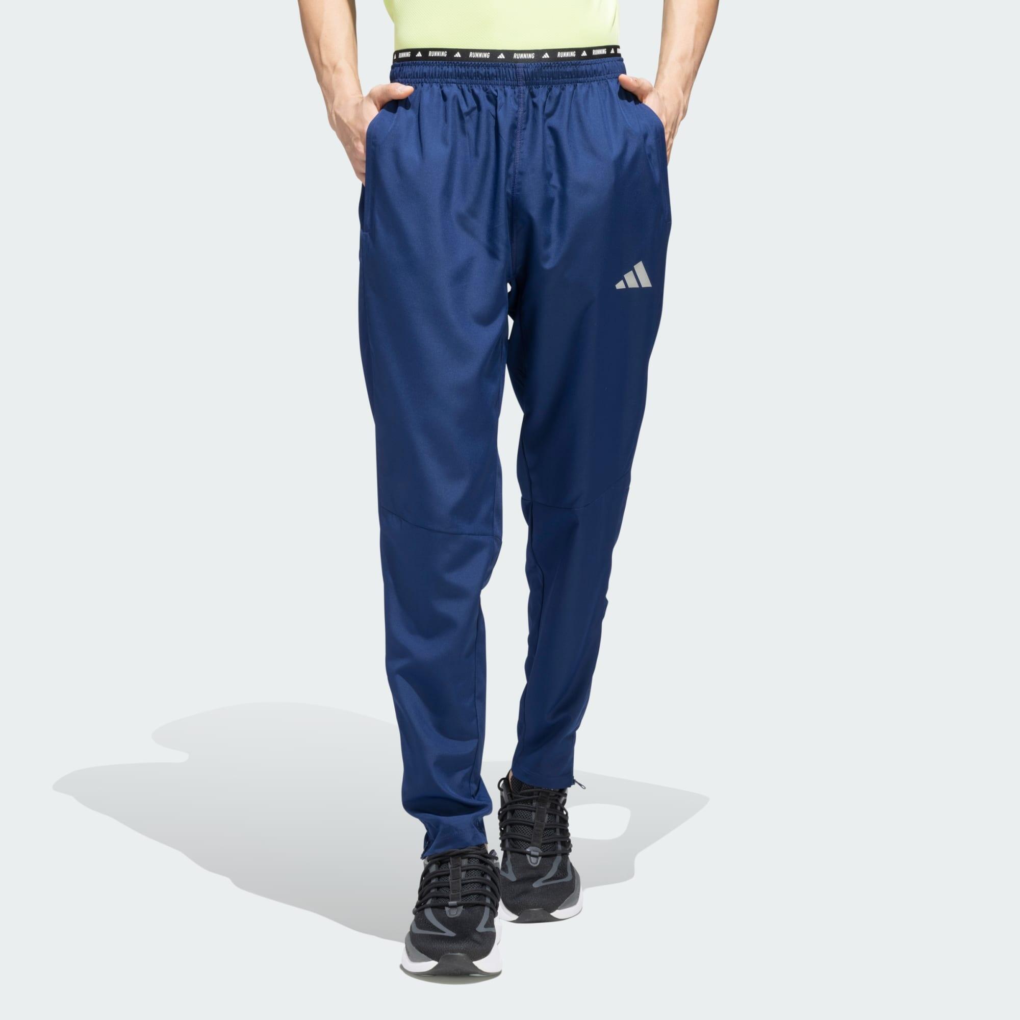Adidas Run 3S Pnt M Men Running Track Pant Blue-picture-21