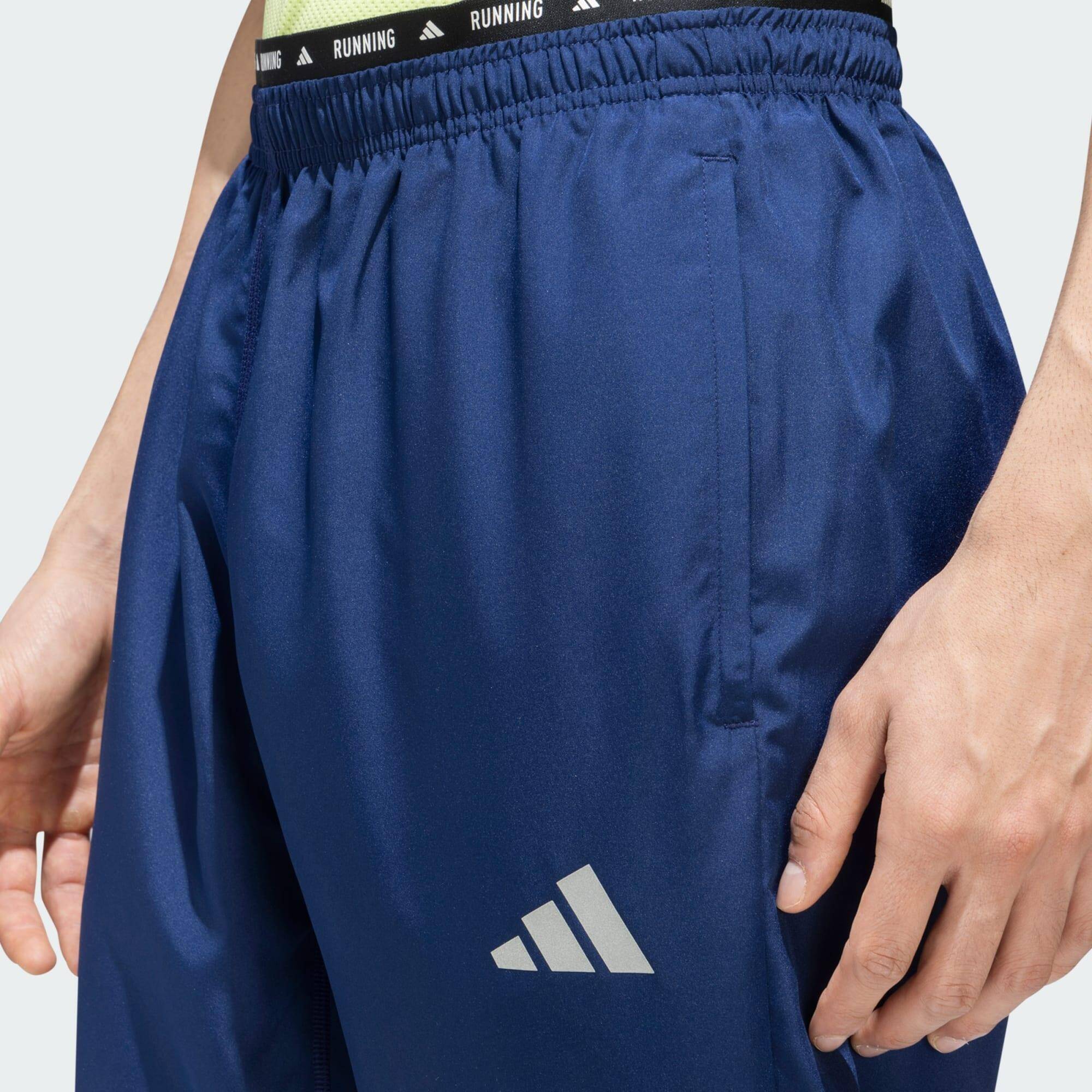 Adidas Run 3S Pnt M Men Running Track Pant Blue -  5
