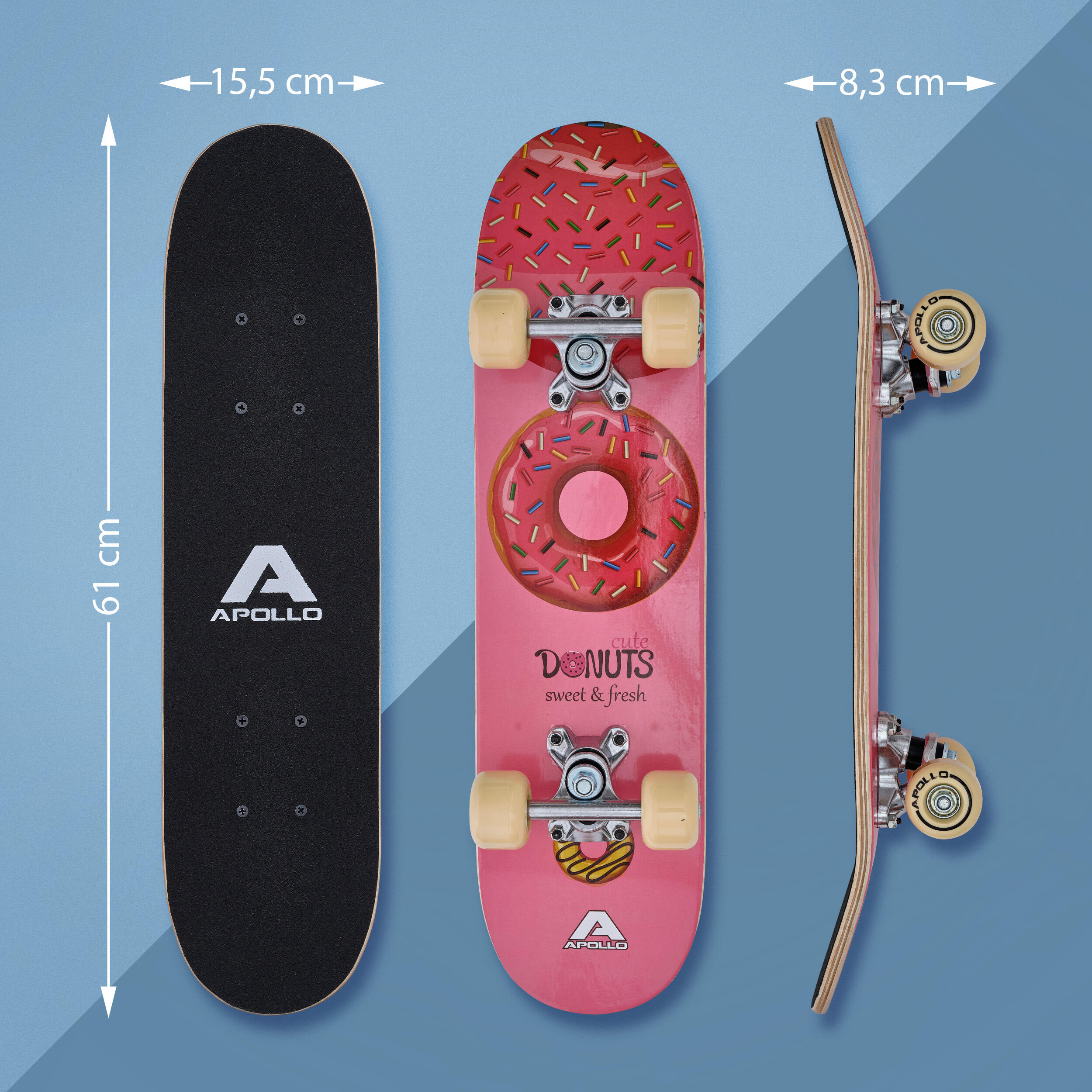 Apollo Kinder Skateboard 61 cm – Komplettboard für Einsteiger 5/7