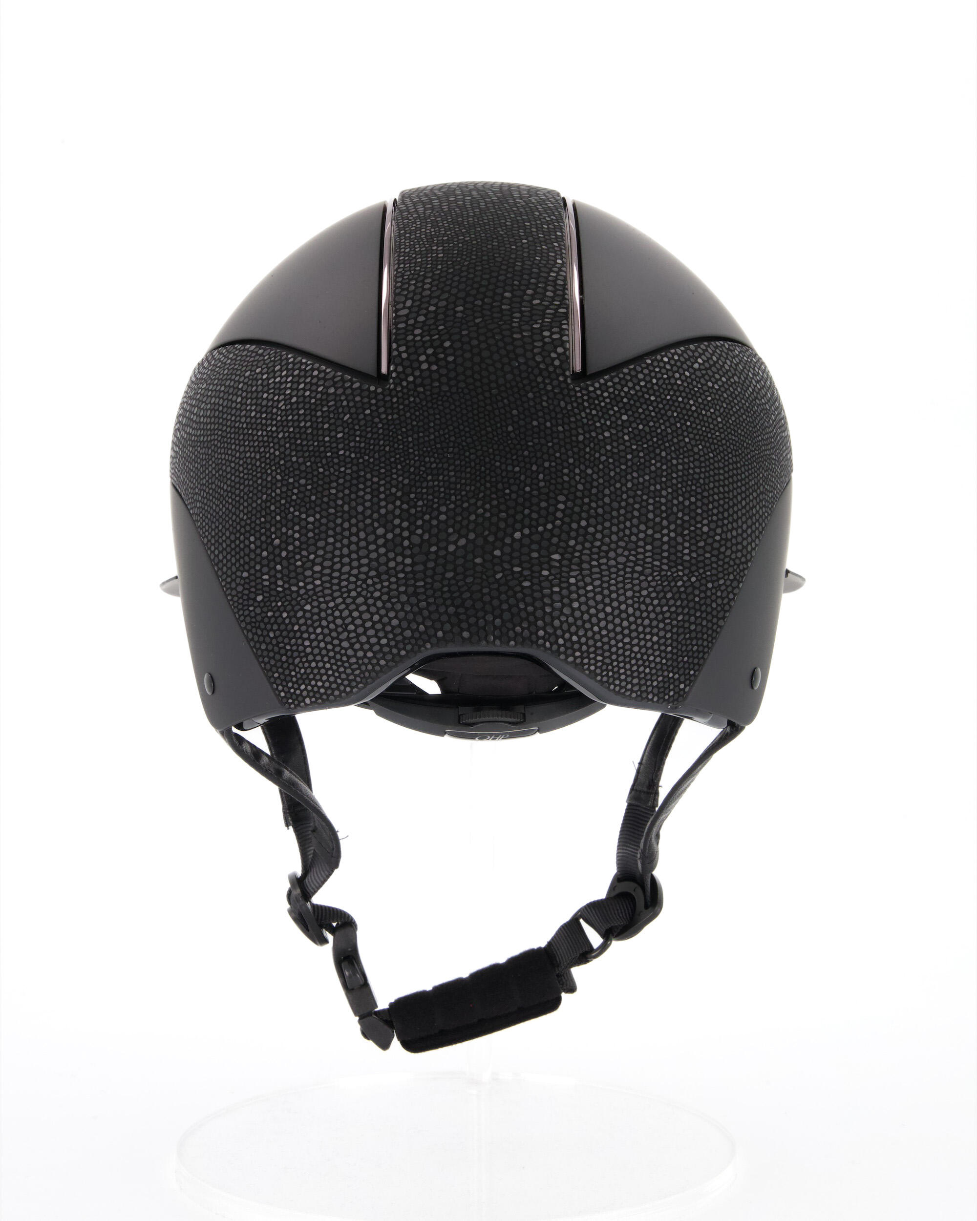 QHP Paardrijcap Detroit Polo Visor - Zwart 6/6