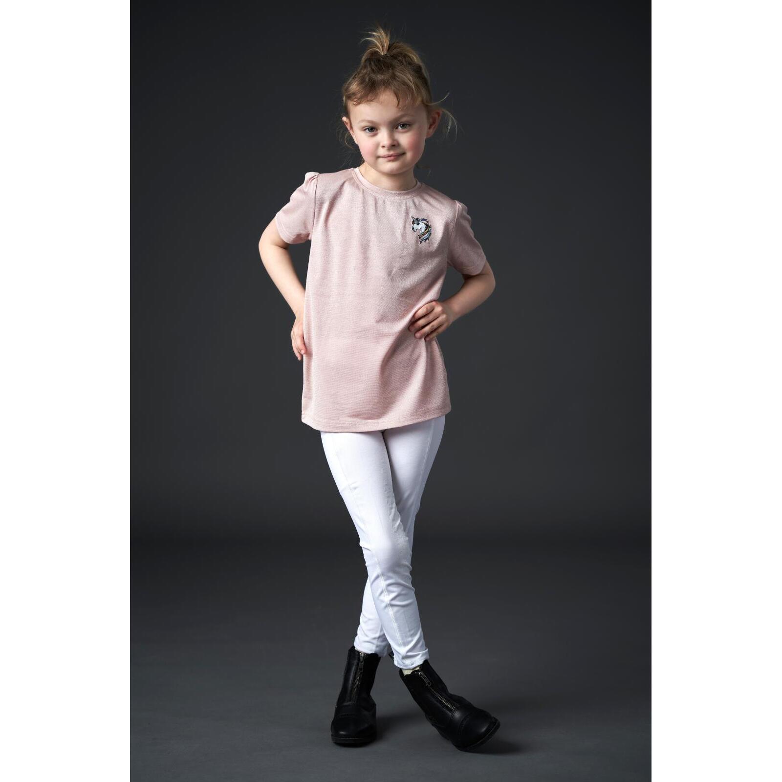 Leggins da equitazione full grip per bambina Equipage Molly 2/6