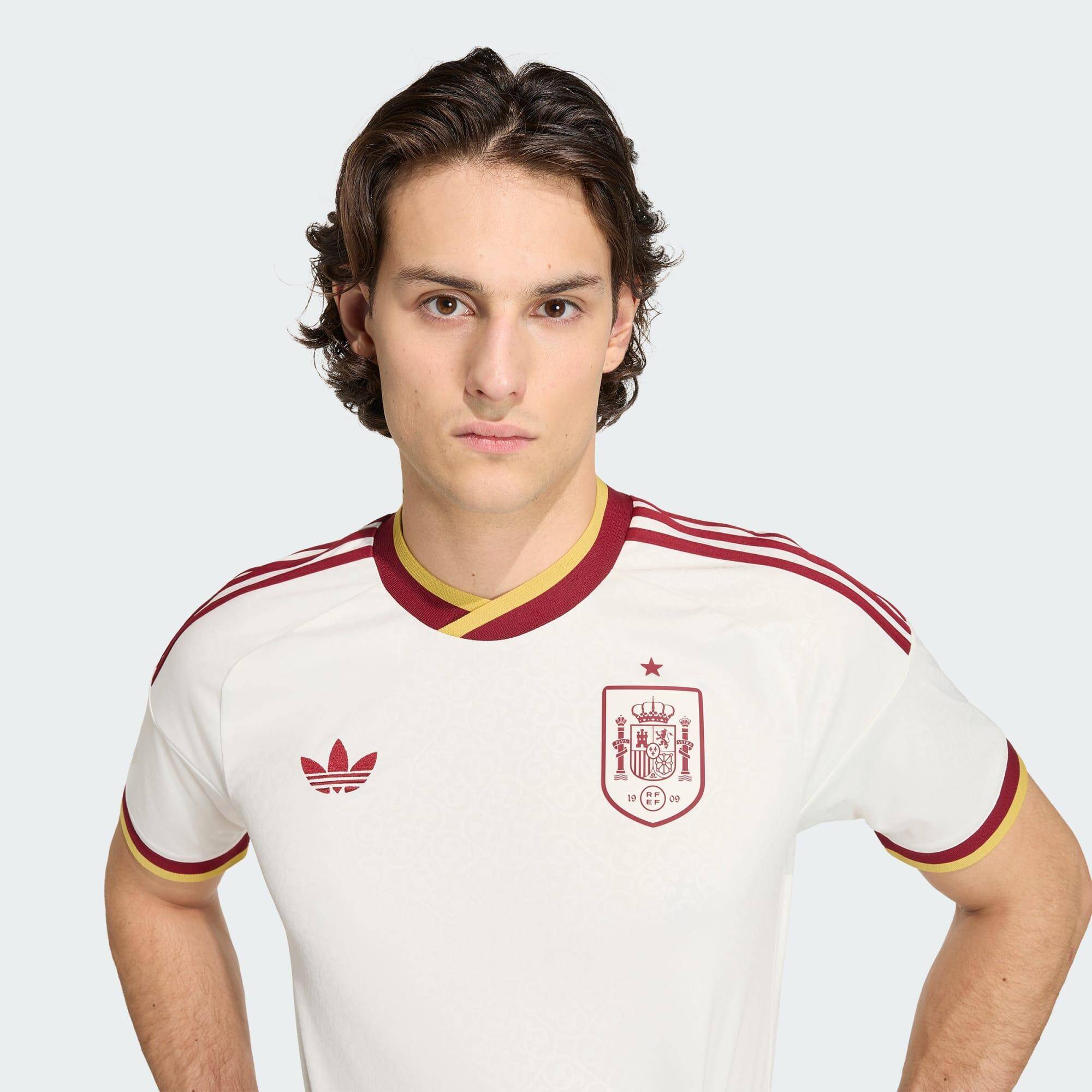 Adidas RFEF A JSY Men Football JERSEYS White -  5