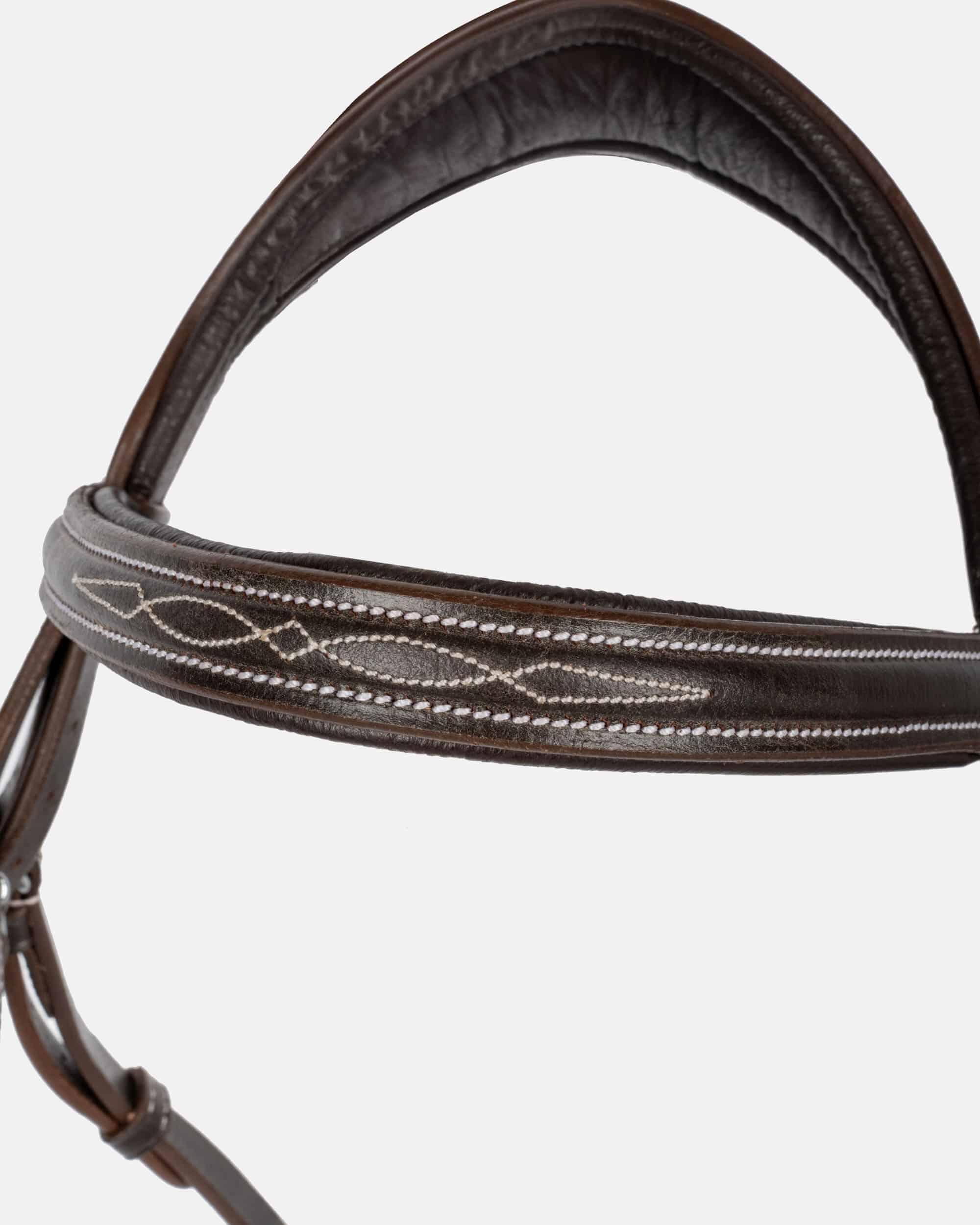 Briglia combinata da equitazione con nasello QHP Allemande 7/7