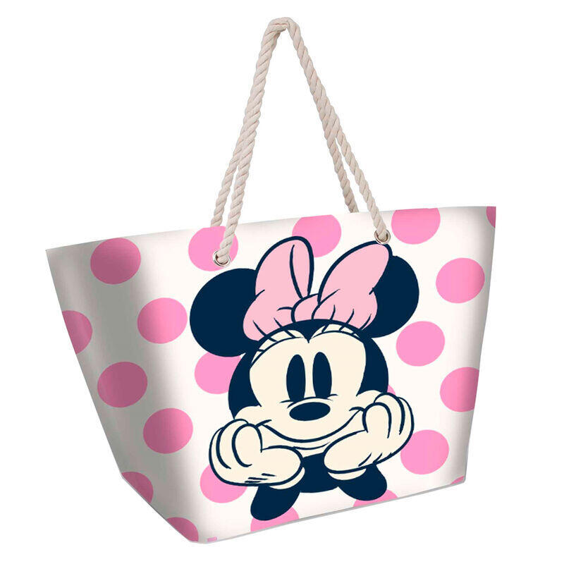 Girl beach Bag Karactermania Disney Minnie Dots