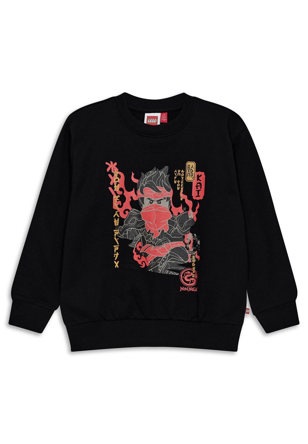 Bluza Bawełniana Chłopięca LEGO Ninjago Sian205 Czarna 5/6