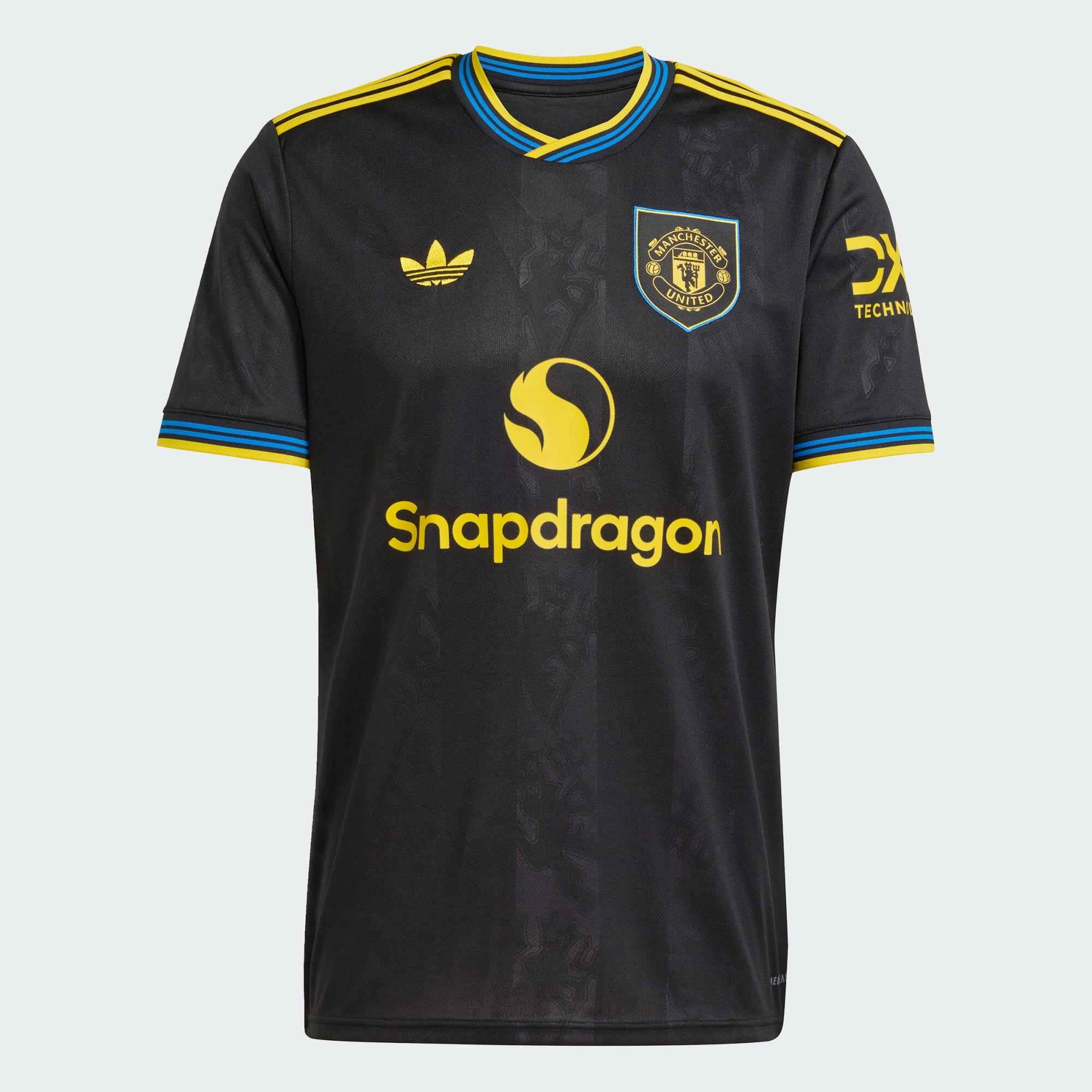 Adidas MUFC 3 JSY Men Football JERSEYS Black-image-38