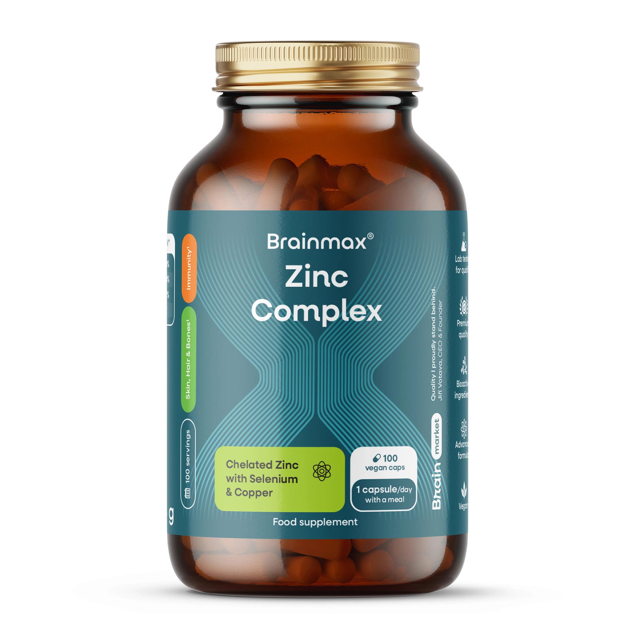 Zinek bisglycinát doplněk stravy Zinc Complex® 3/6