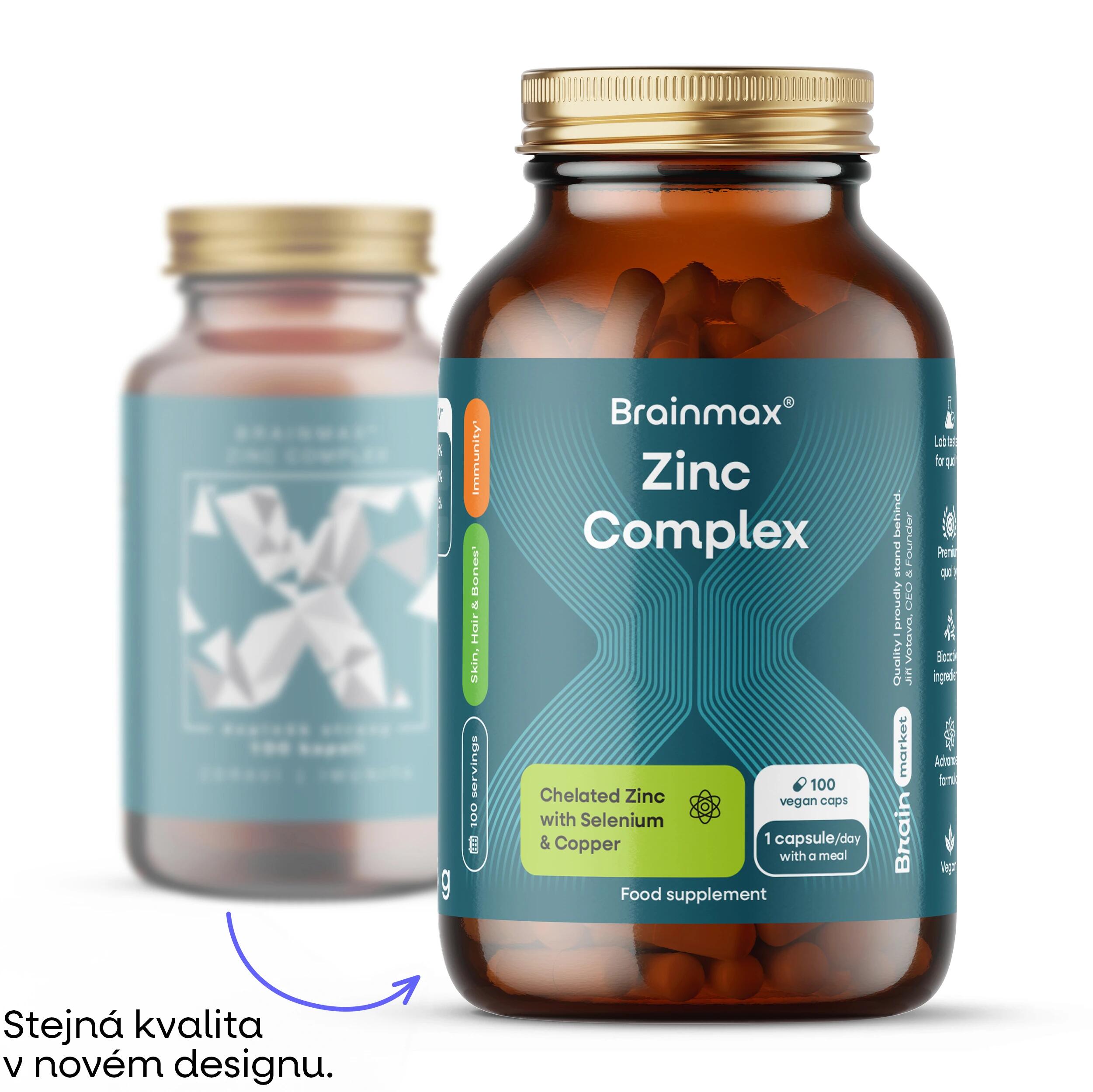 Zinek bisglycinát doplněk stravy Zinc Complex® 2/6