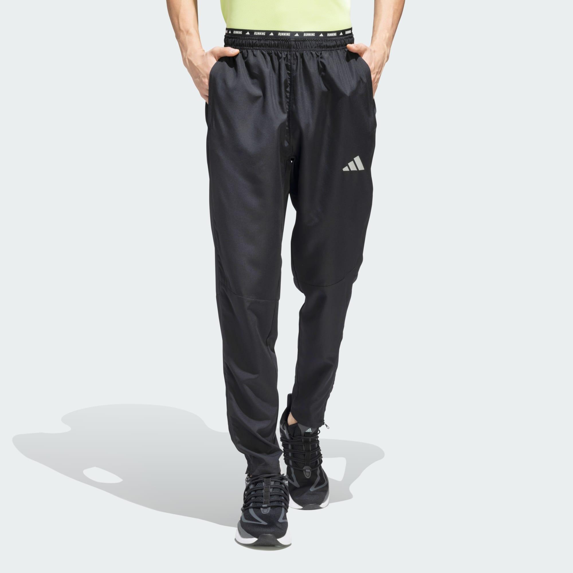 Adidas Run 3S Pnt M Men Running Track Pant Black-picture-22