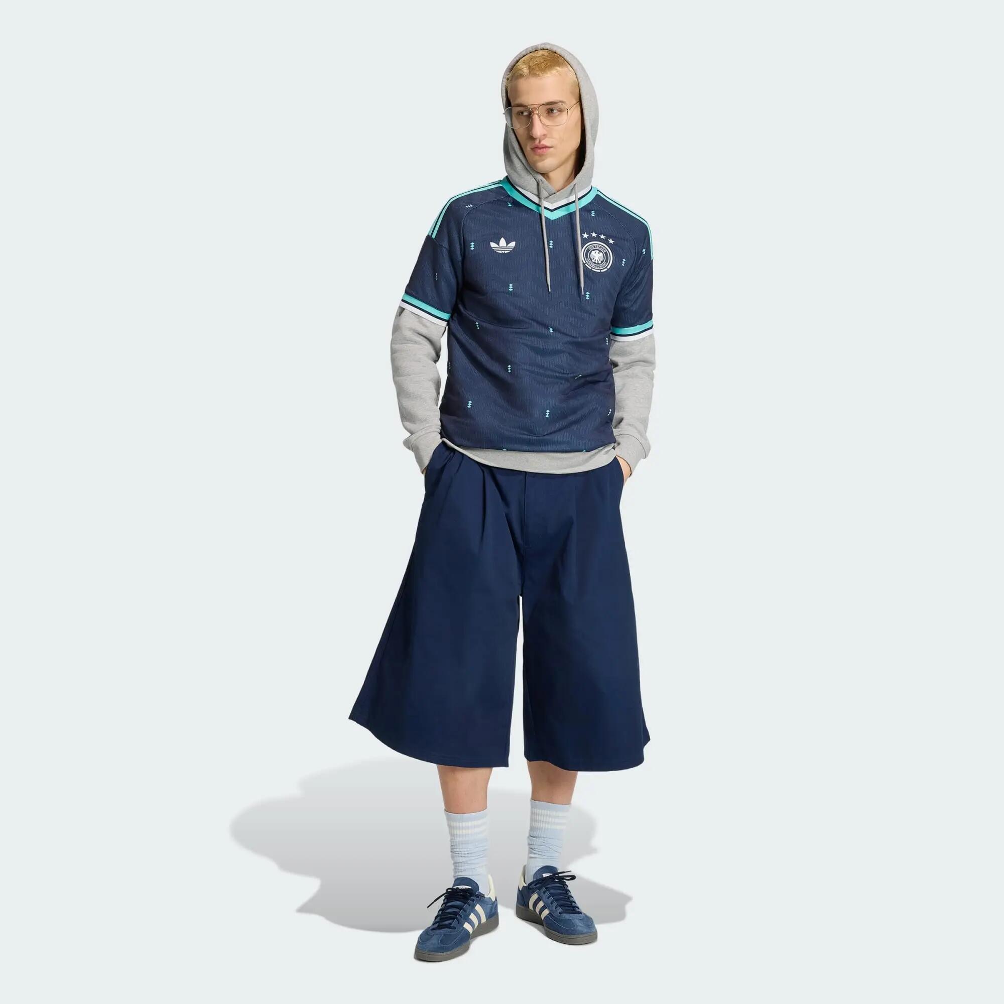 Men Football Jerseys Dfb A Jsy - Blue -  4