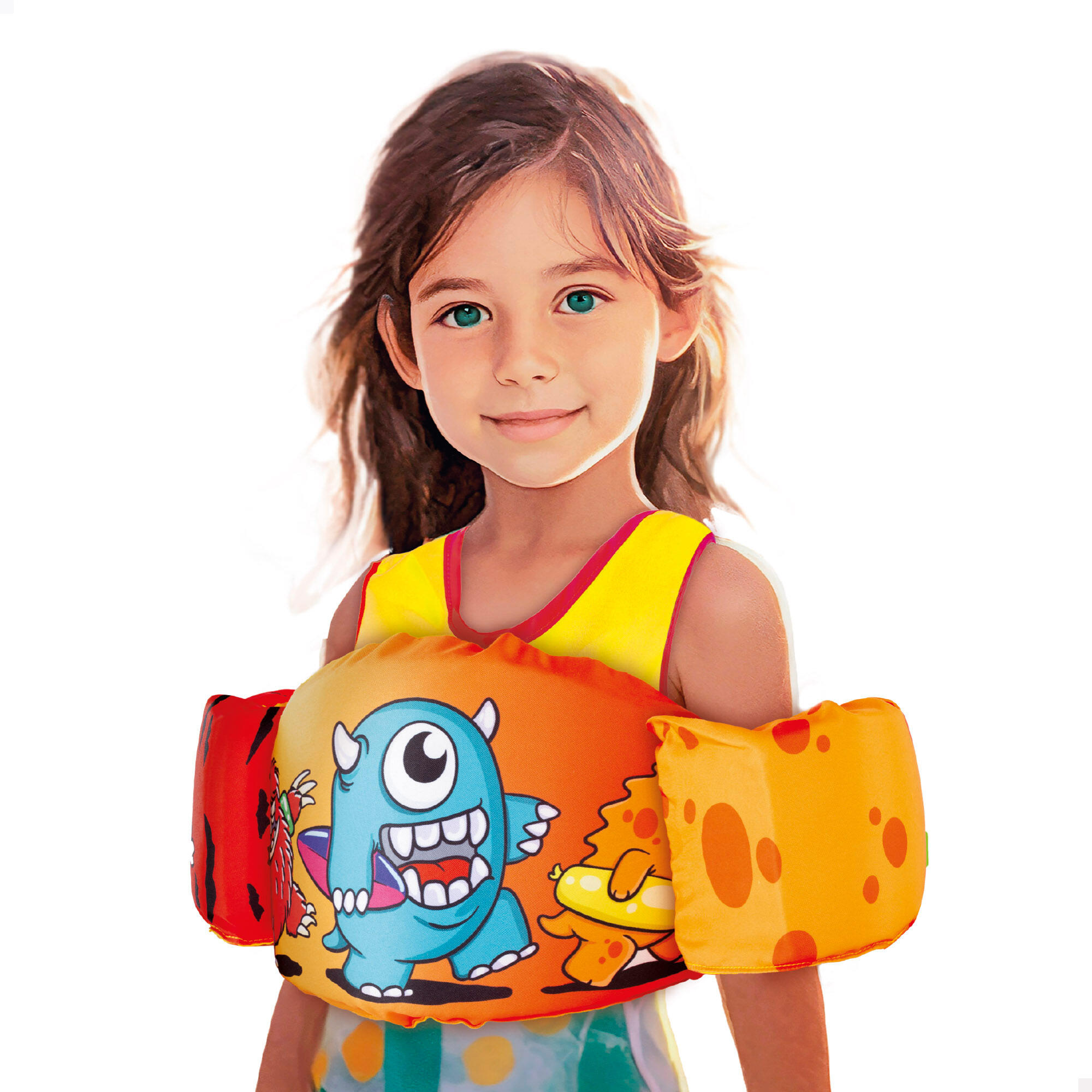 Colete salva-vidas Aqua Sport Monster para criança 15-30 kg ajustável 3/7