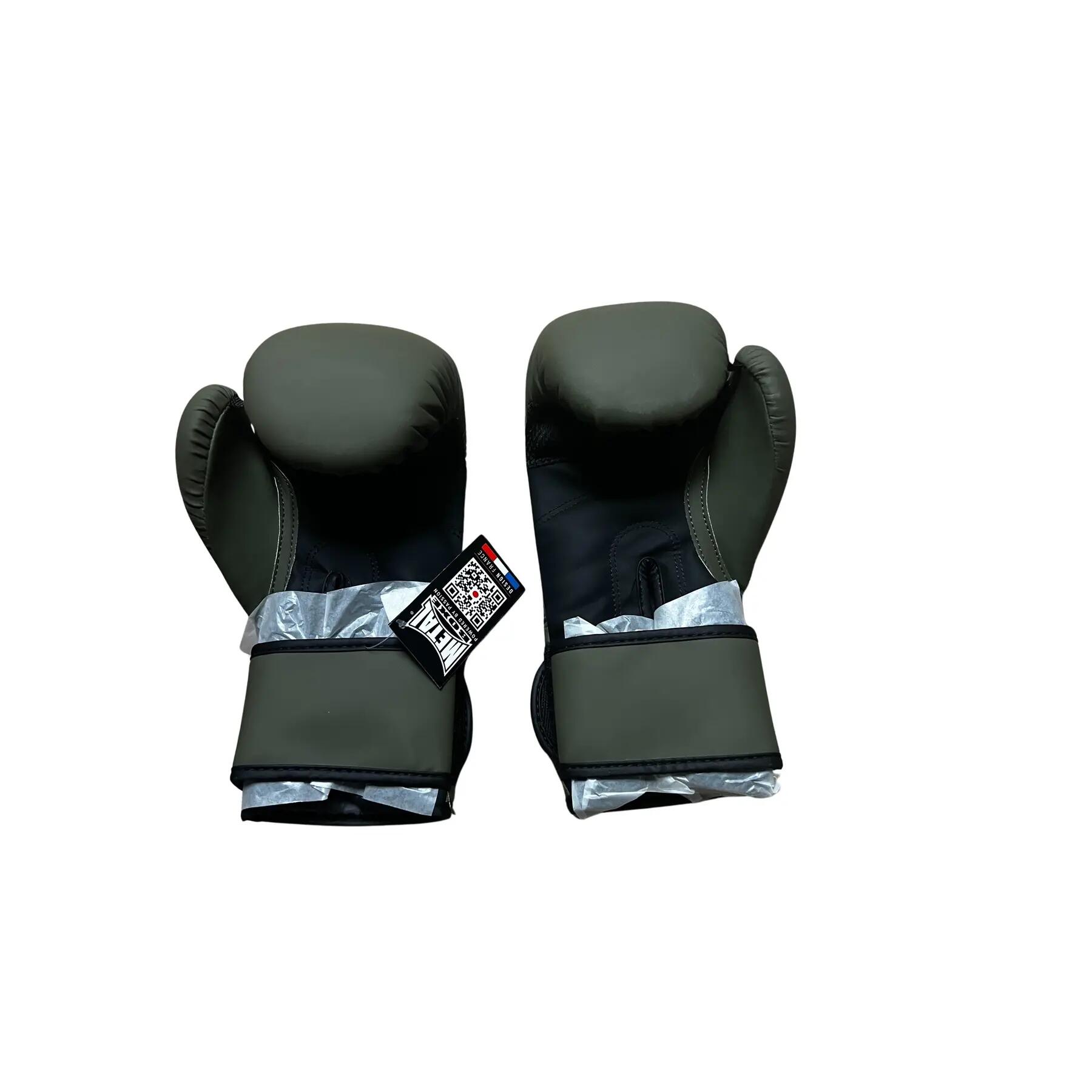 Gants De Boxe Entraînement METAL BOXE Kaki 14 Oz - Confort Maximal Et Maintien Parfait Adulte Unisexe