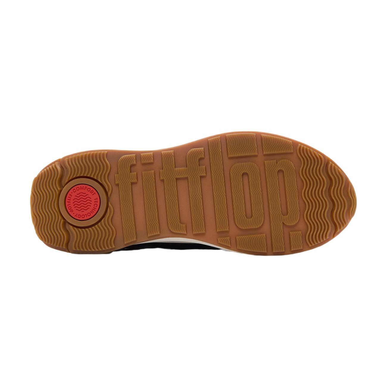 FITFLOP FitFlop F-Mode Flow Crystal Denim/Suede Sneakers  DONKERE DENIM 37 5/7