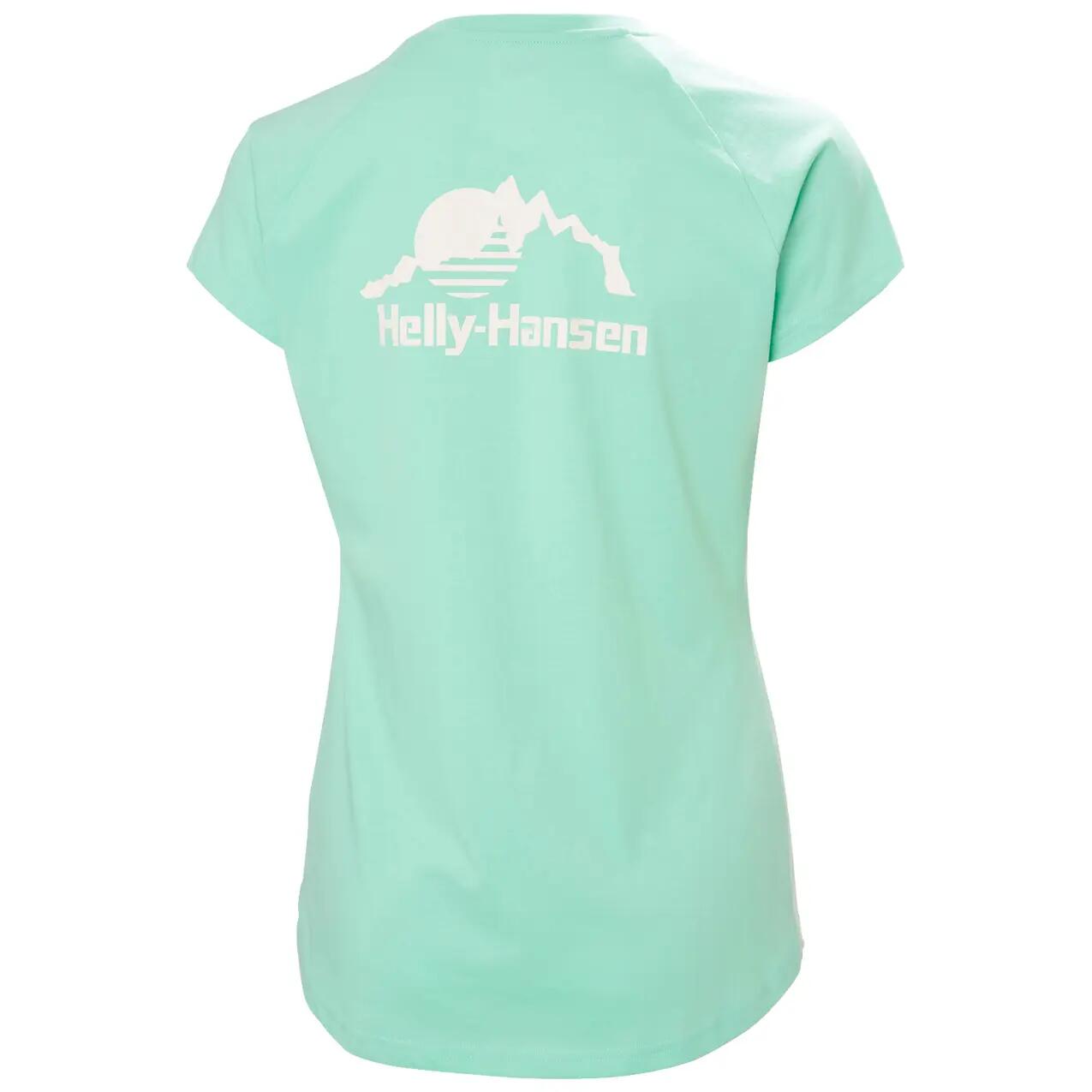 Dames T-shirt Helly Hansen Nord Graphic Drop 3/5