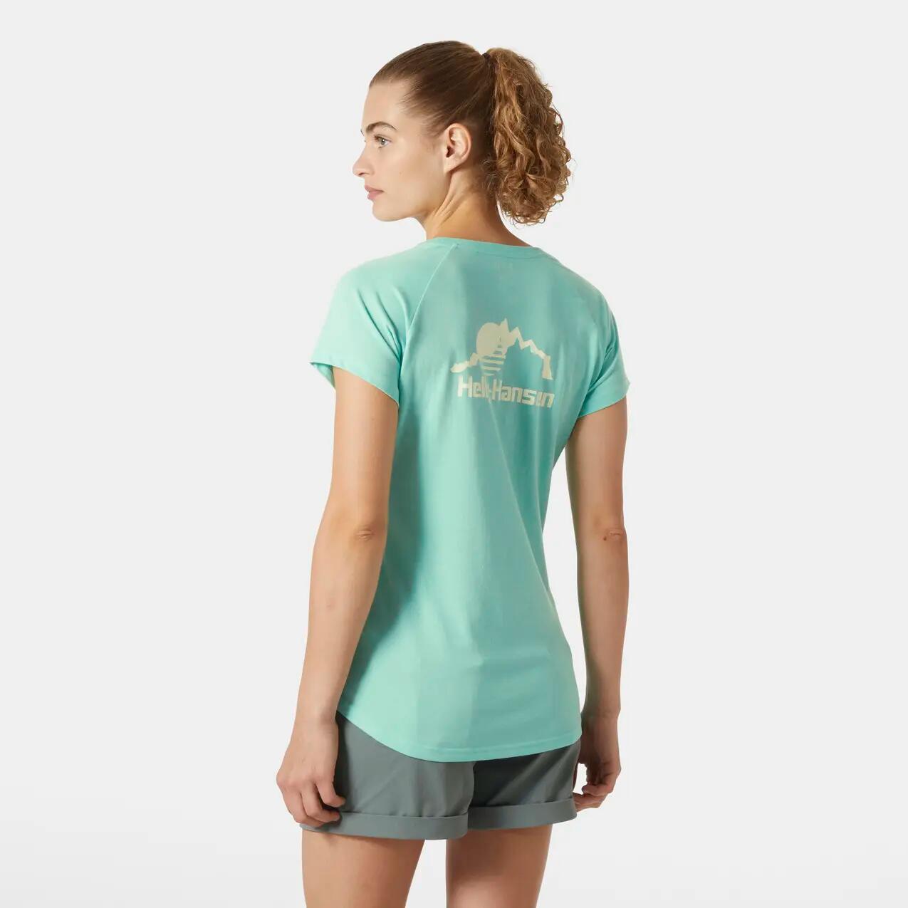 Dames T-shirt Helly Hansen Nord Graphic Drop 4/5