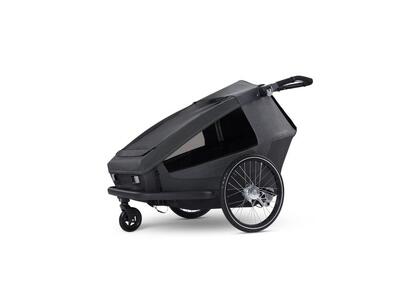 Geveerde modulaire fietskar yuuna voor kinderen, honden en bagage