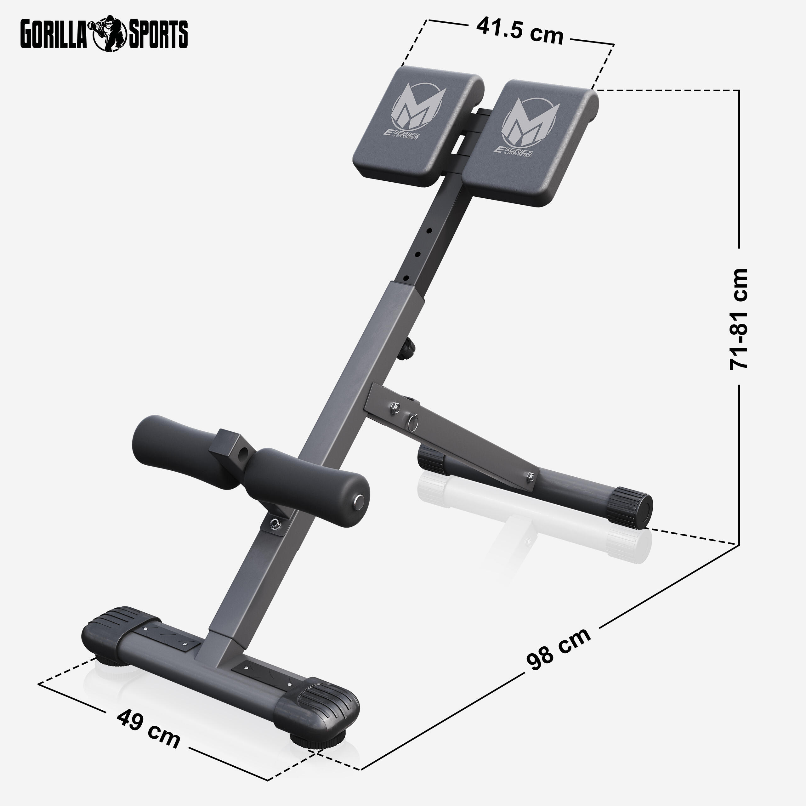 GYRONETICS® E-SERIES APPAREIL POUR LE DOS HYPER EXTENSION GN010 | MUSCULATION 2/7