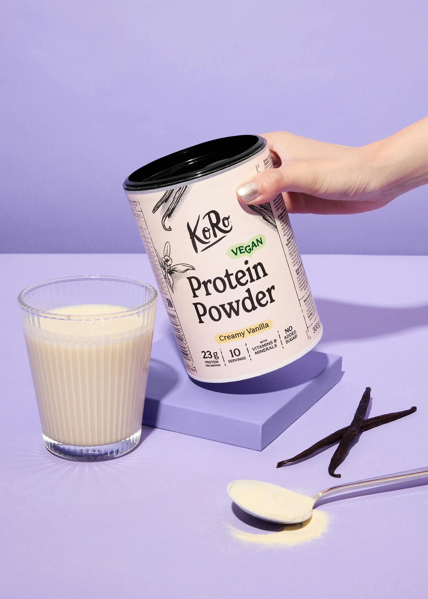 Proteine vegane in polvere alla vaniglia extra cremose | 300 g 4/6