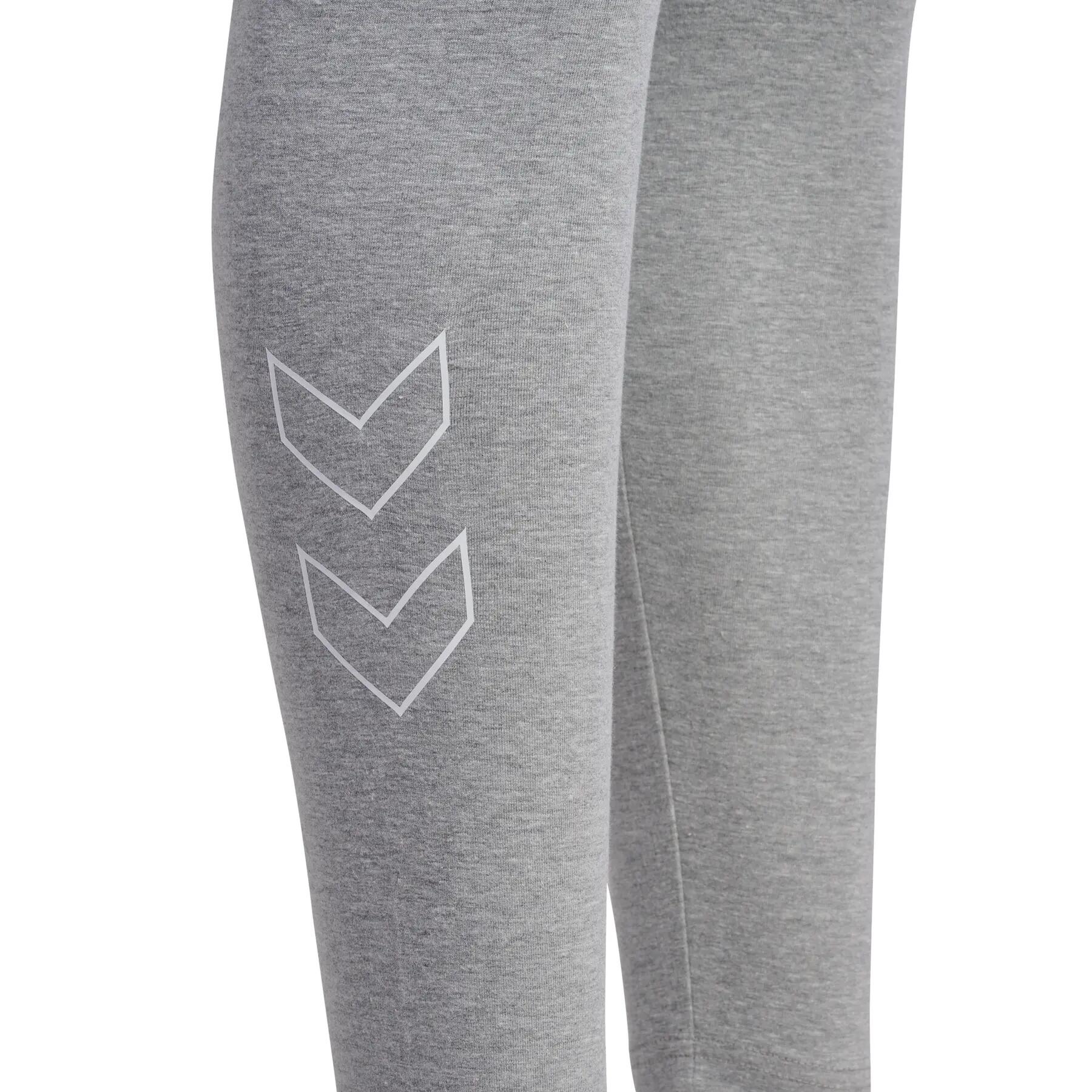 Hummel Leggings Donna - Nero, Taglia XL, In Cotone Jersey Con Elastan (92% Cotone, 8% Elastan)