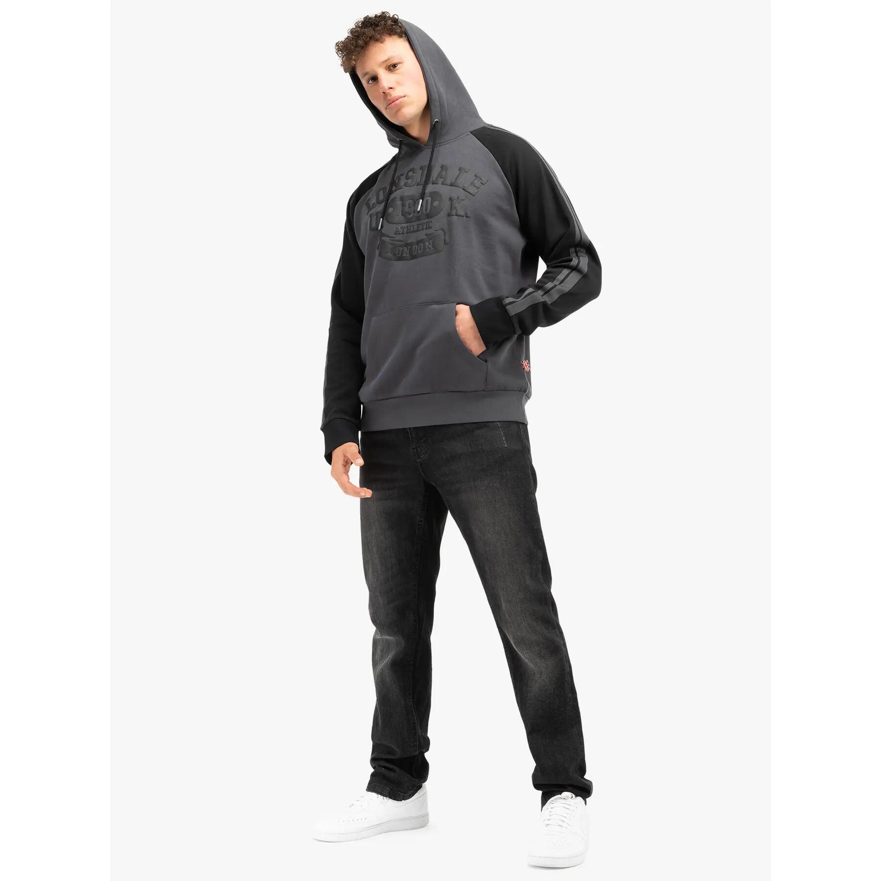Sudadera con capucha de corte clásico Lonsdale Linnfoots 3/6