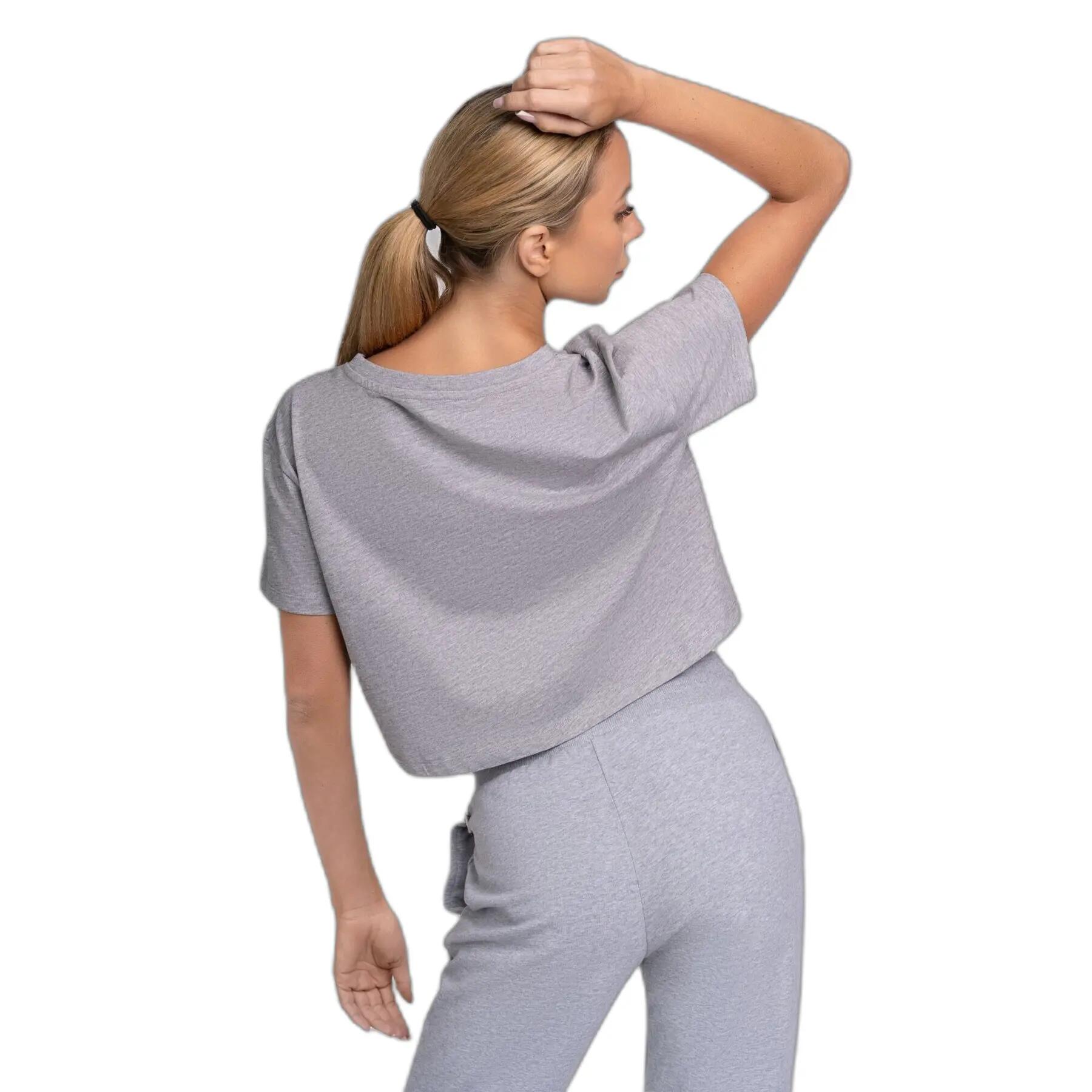 Camiseta cropped oversized mujer Lonsdale Heddle 3/4