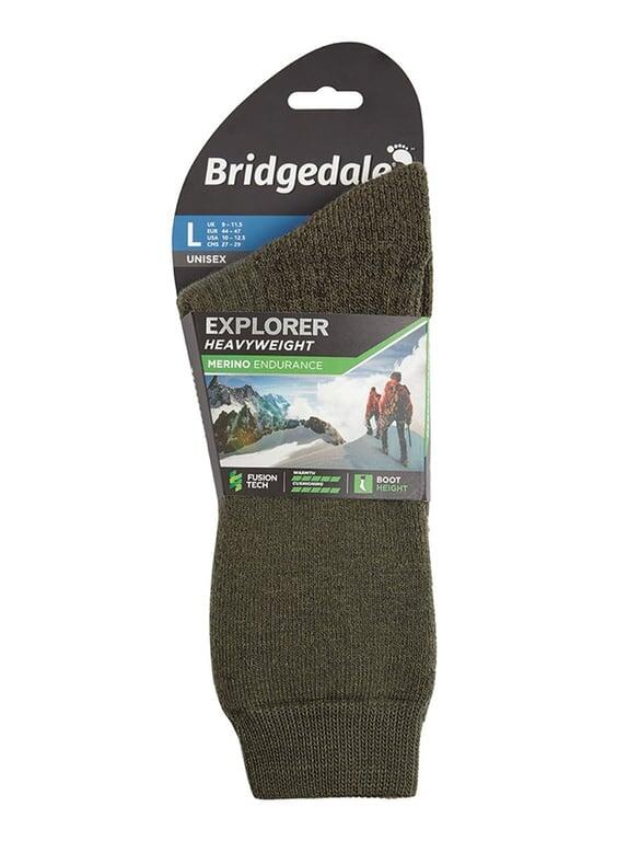 BRIDGEDALE Skarpety EXPLORER HEAVY MERINO E-XL ( 48+)-Czarny 7/7