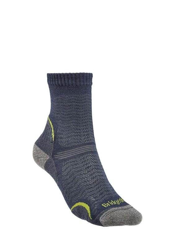 BRIDGEDALE Skarpety damskie HIKE ULTRA LT T2 MERINO 3/4 CREW-S (35-37)-Różowy 7/7