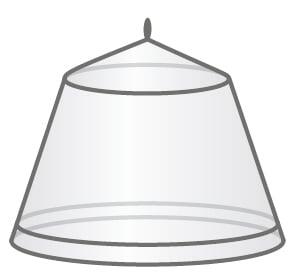 TRAVELSAFE Moskitiera Mosquito Net Pyramid 2 os. 4/4