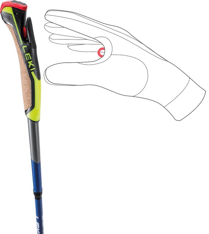 Bâton de marche nordique Leki Traveller FX.One Carbon 115cm 7/7