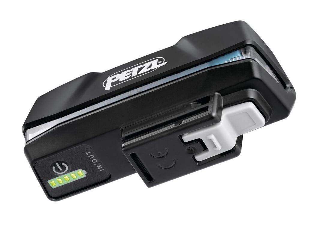 Wiederaufladbarer Akku Petzl R1 3200 mAh USB‑C IP67 rote Rückleuchte 2/4